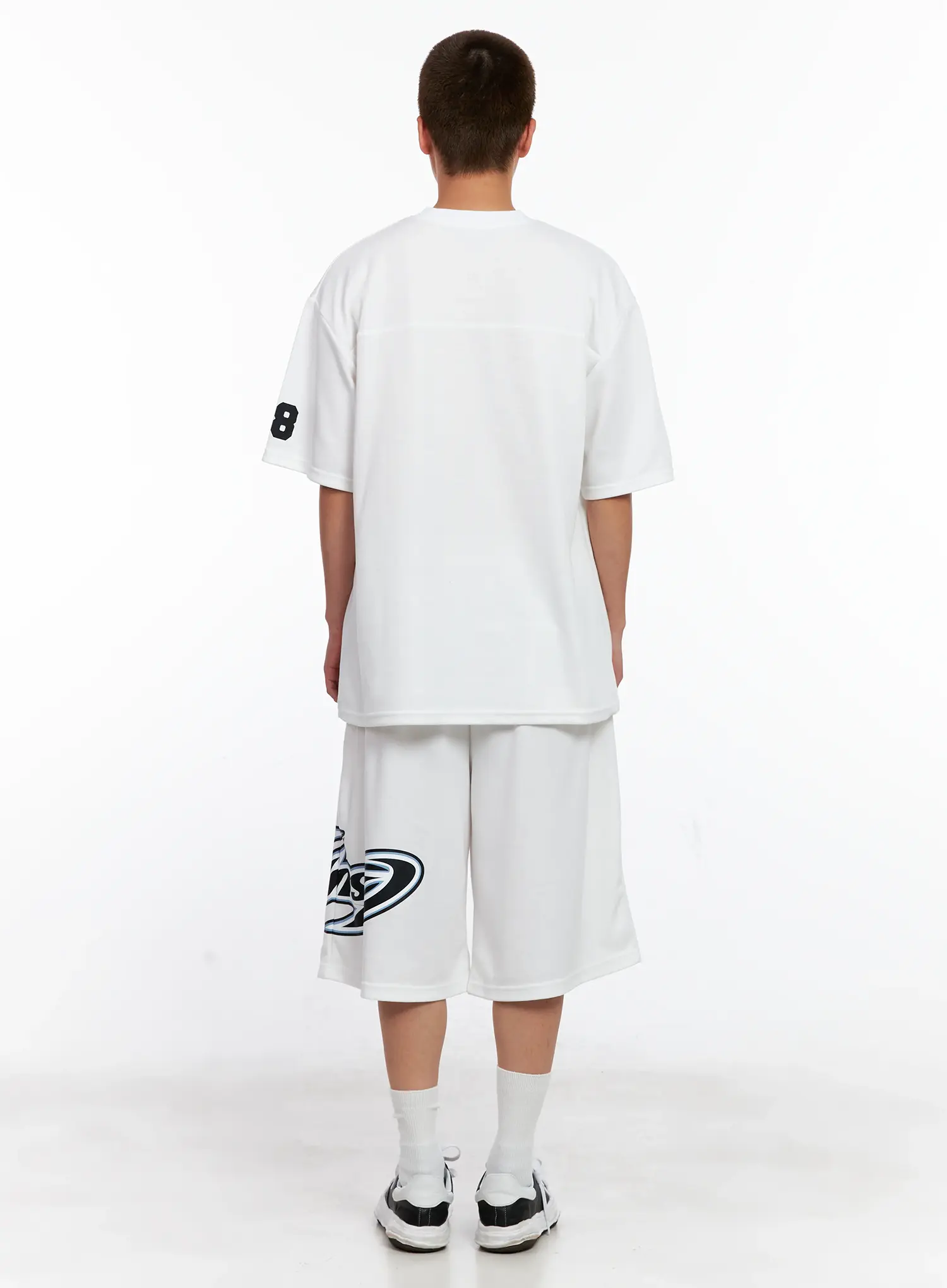 Men's Graphic Logo Athletic Shorts IG508 - Image 9