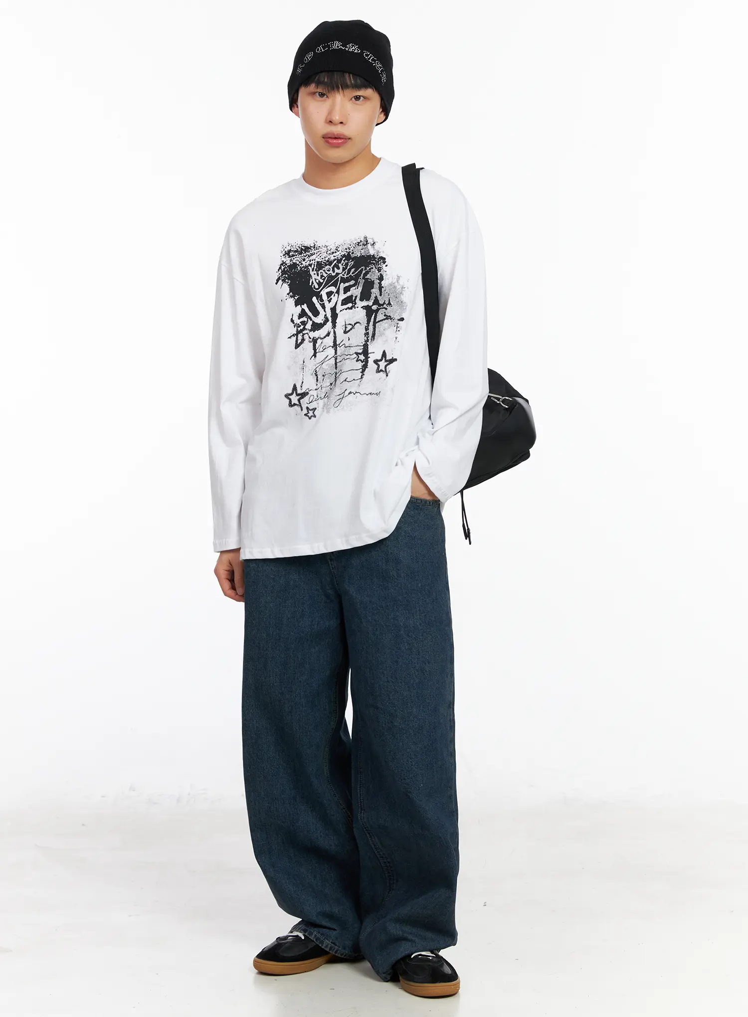 Men's Graphic Long Sleeve T-Shirt IA501