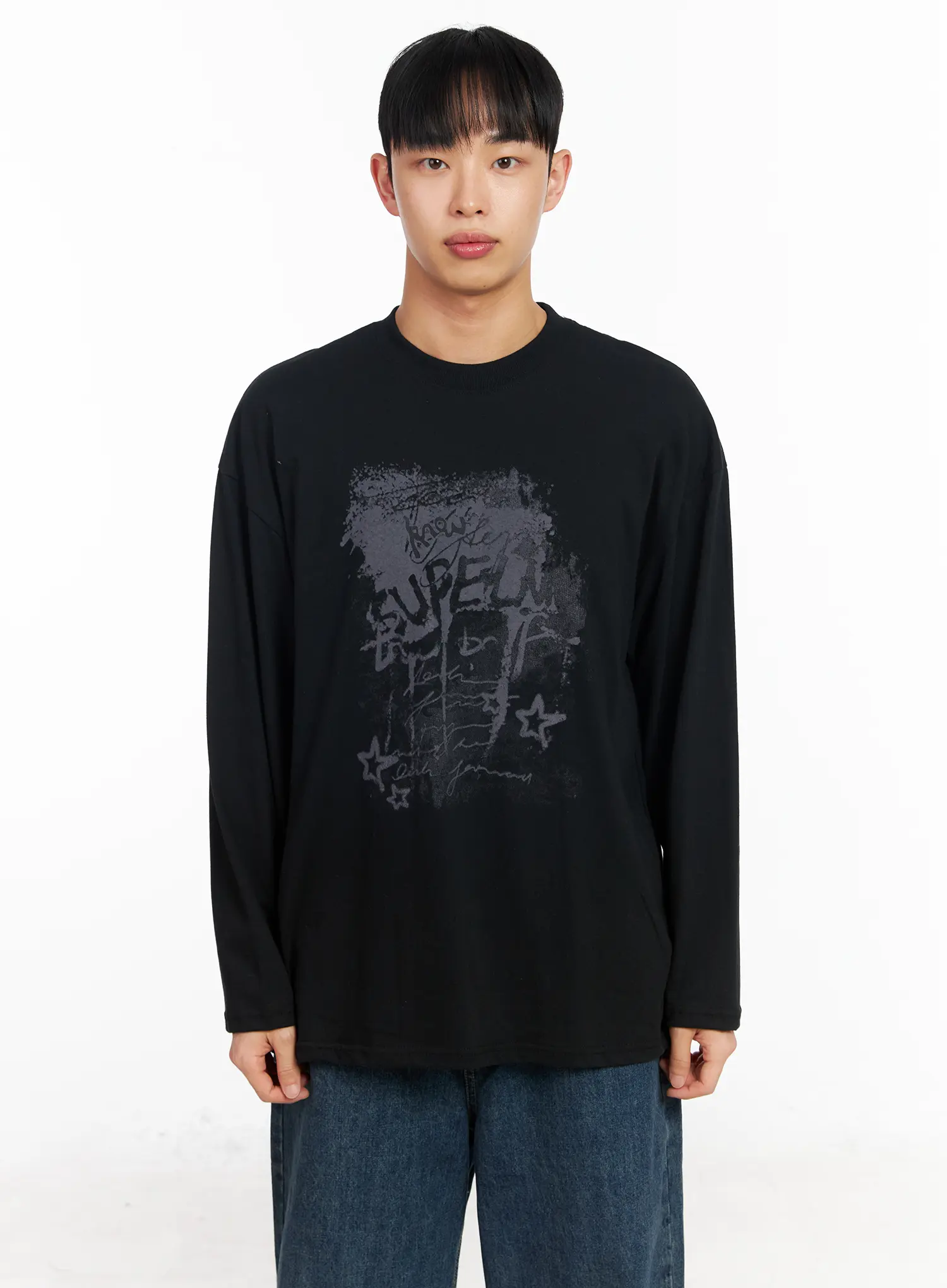 Men's Graphic Long Sleeve T-Shirt IA501 - Image 12