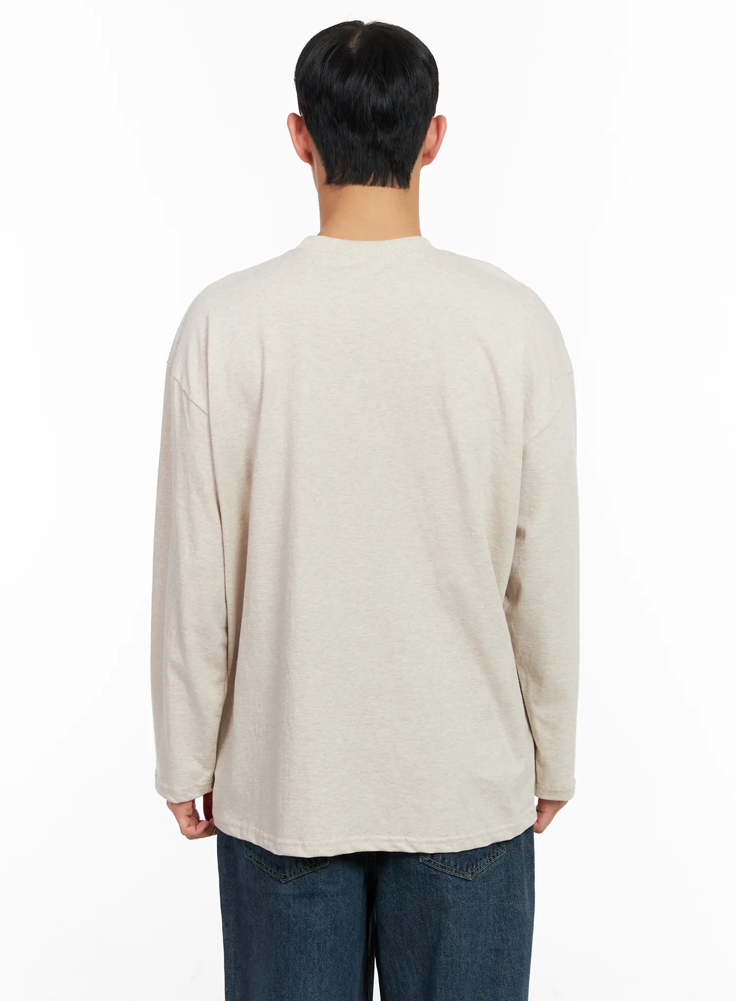 Men's Graphic Long Sleeve T-Shirt IA501 - Image 5