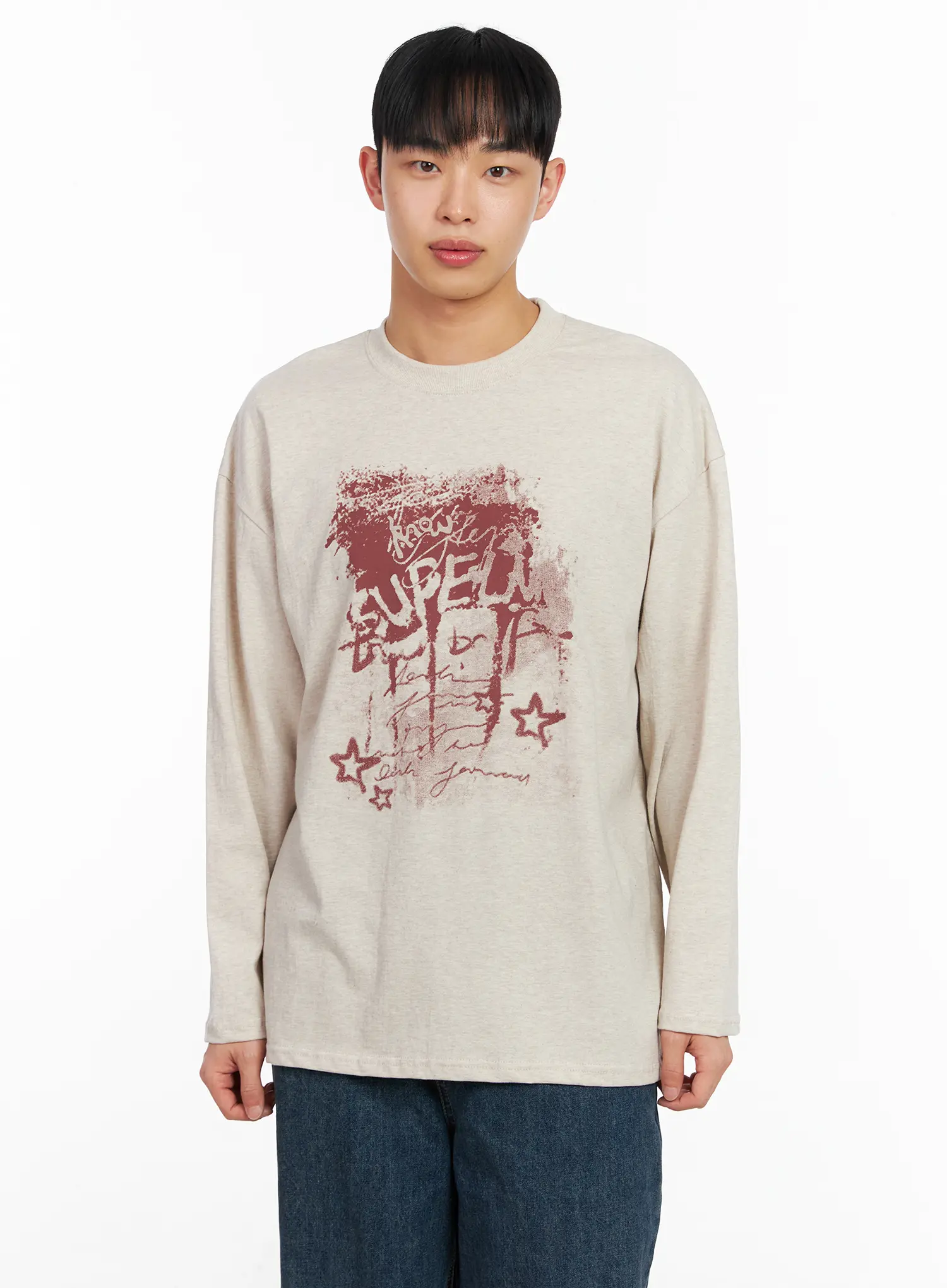 Men's Graphic Long Sleeve T-Shirt IA501 - Image 6