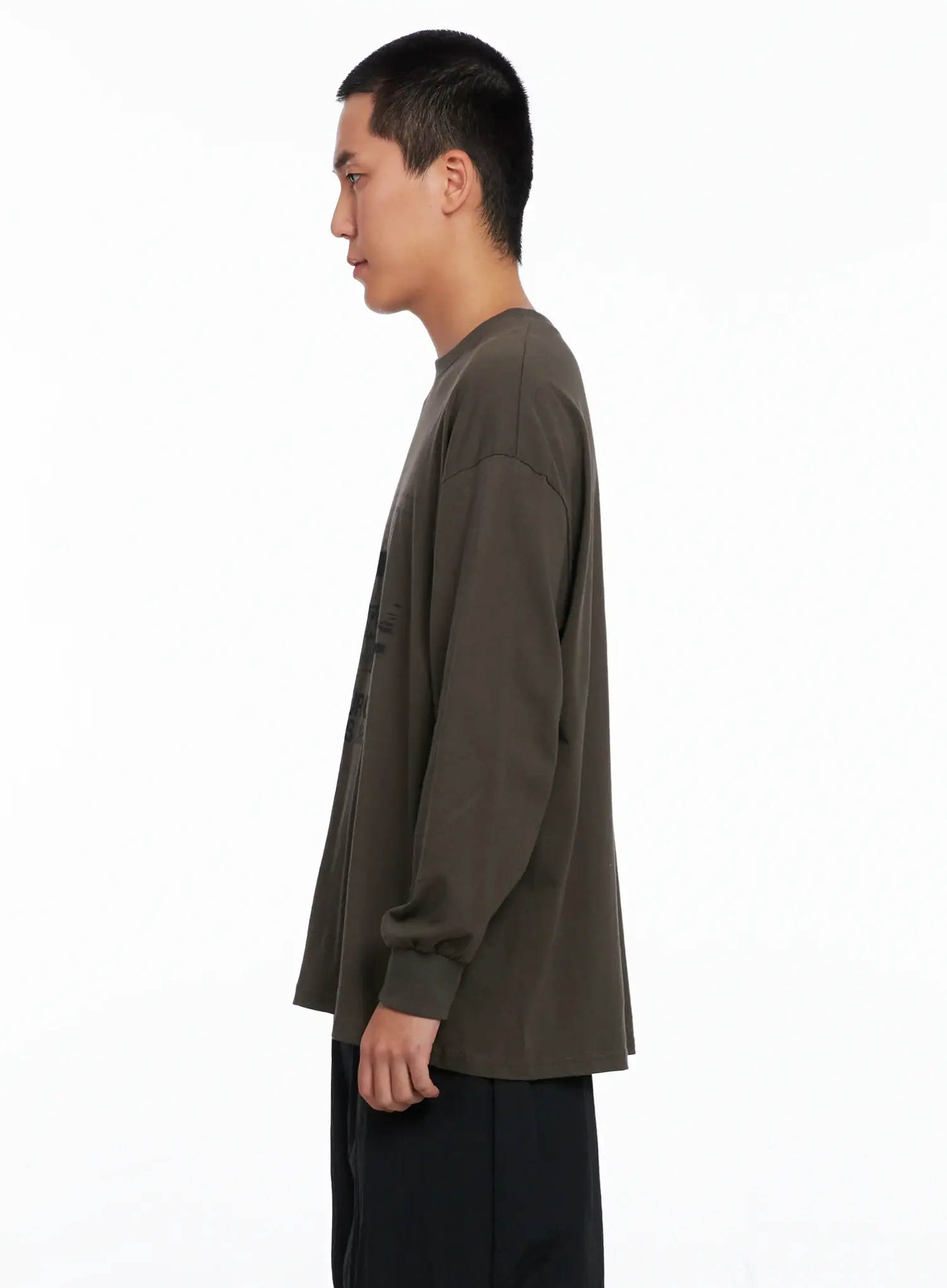 Men's Graphic Long Sleeve Tee IS509 - Image 5