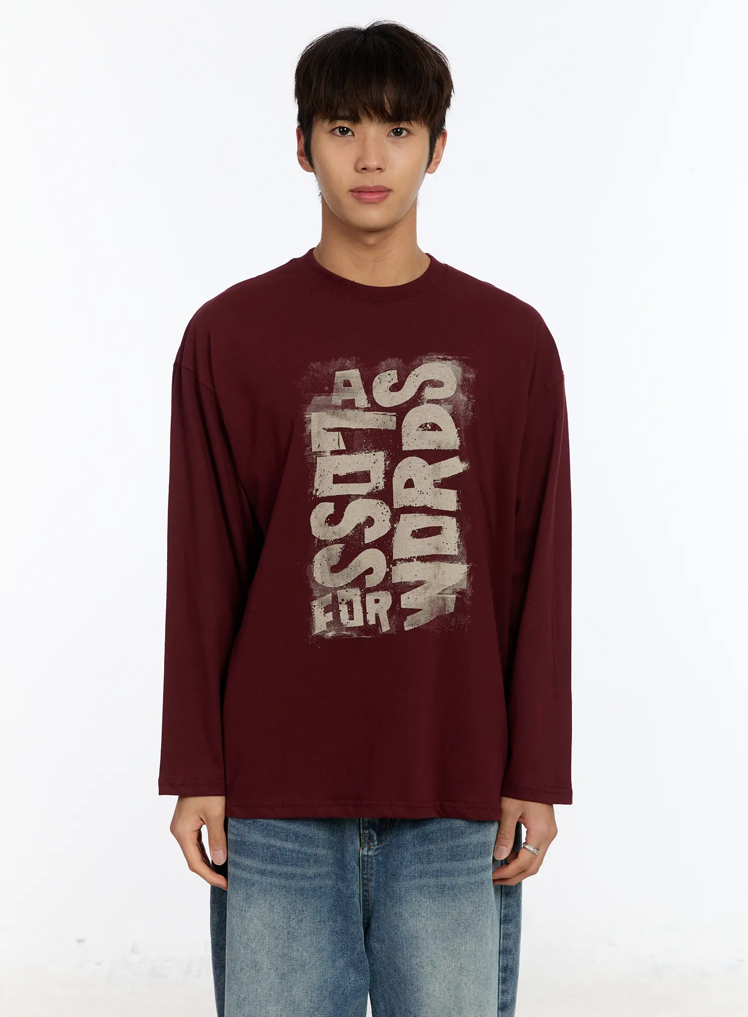 Men's Graphic Print Long Sleeve Tee IM530 - Image 14