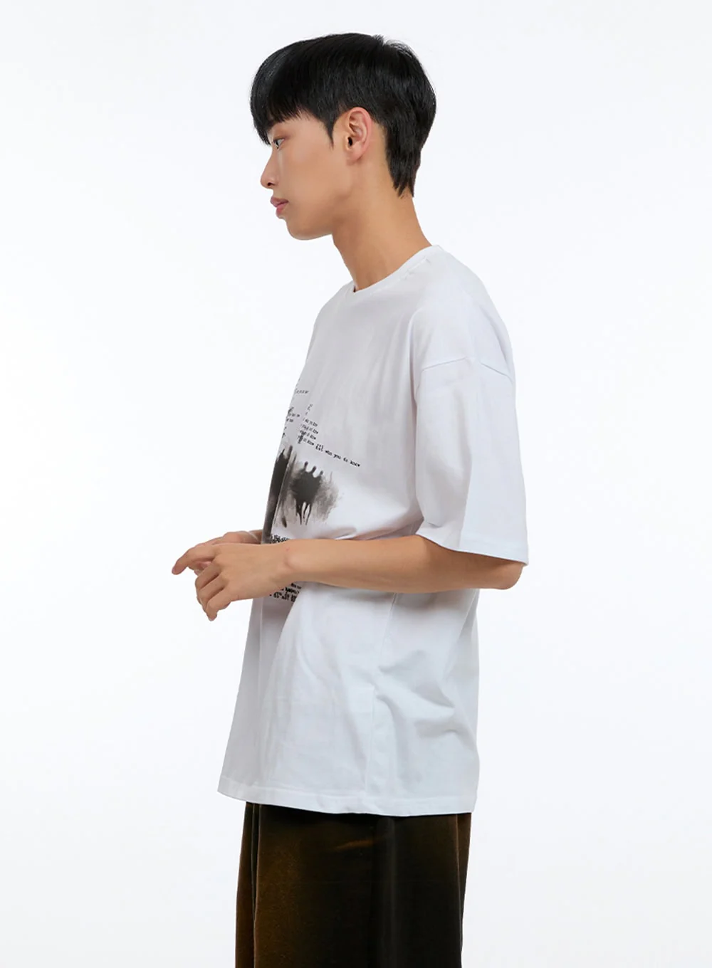 Men's Graphic Round Neck Cotton Tee IG416 - Image 6