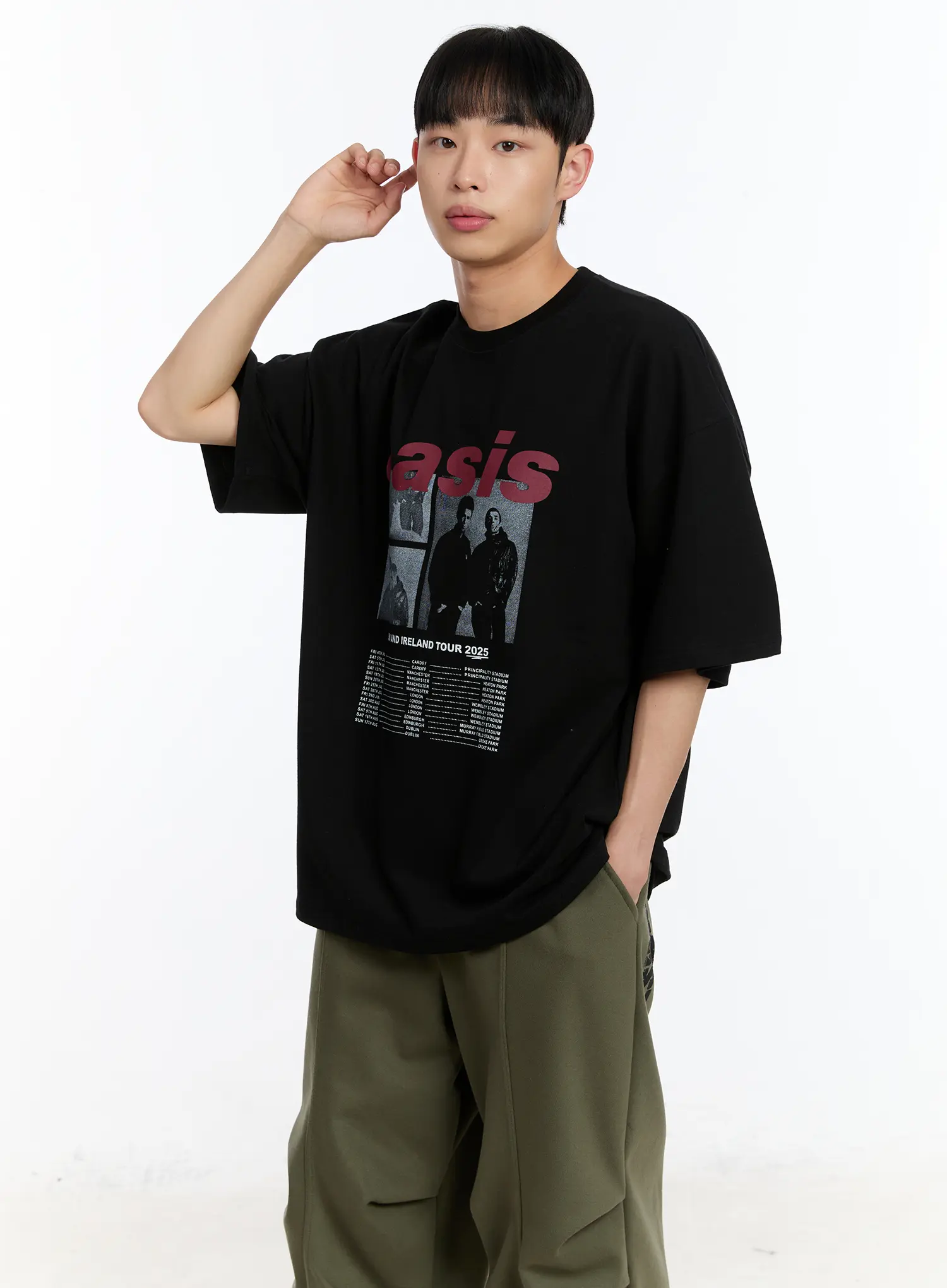 Men's Graphic Short Sleeve Tee IA507 - Image 2