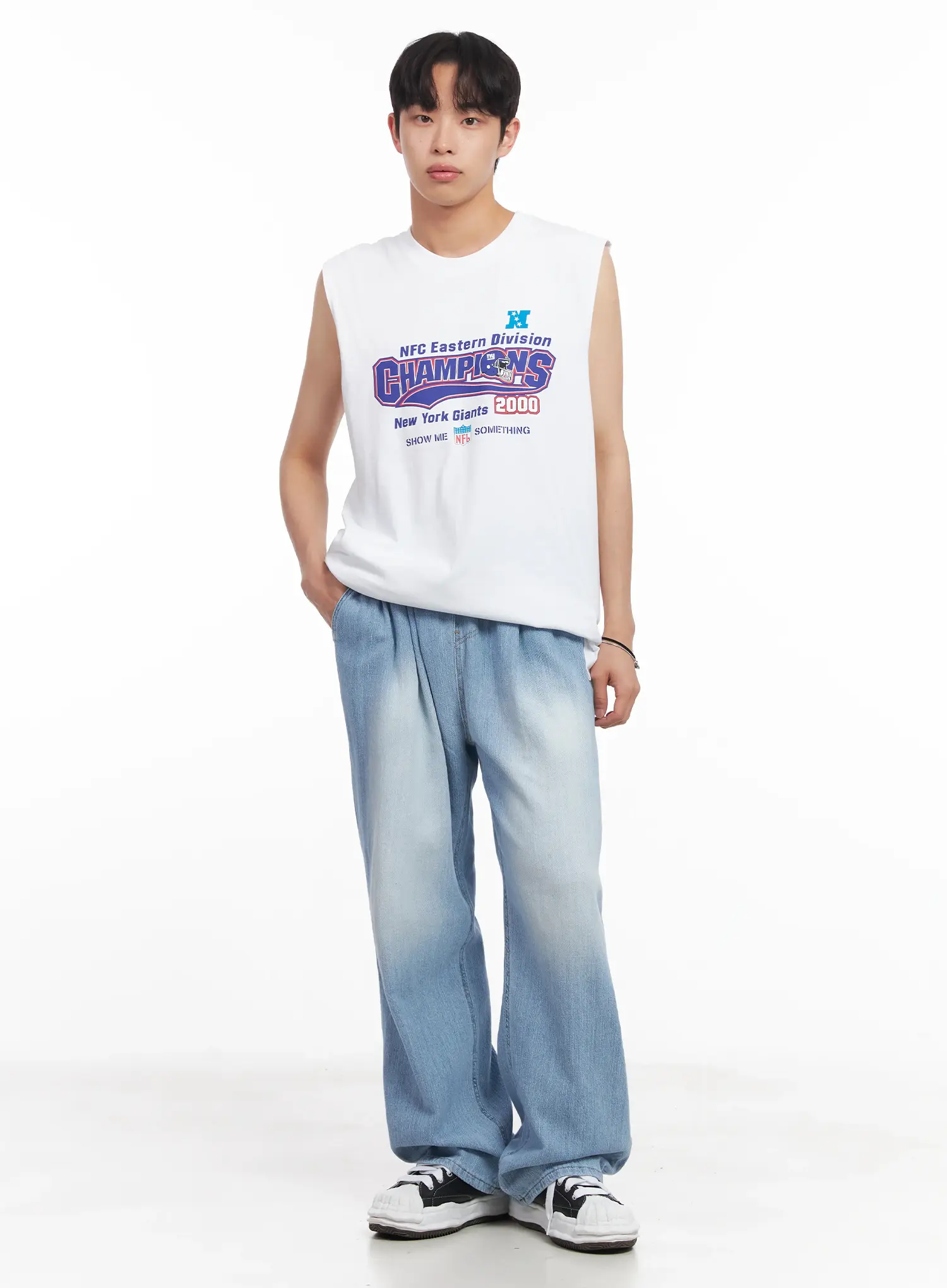 Men's Graphic Sleeveless Shirt IU519 - Image 7