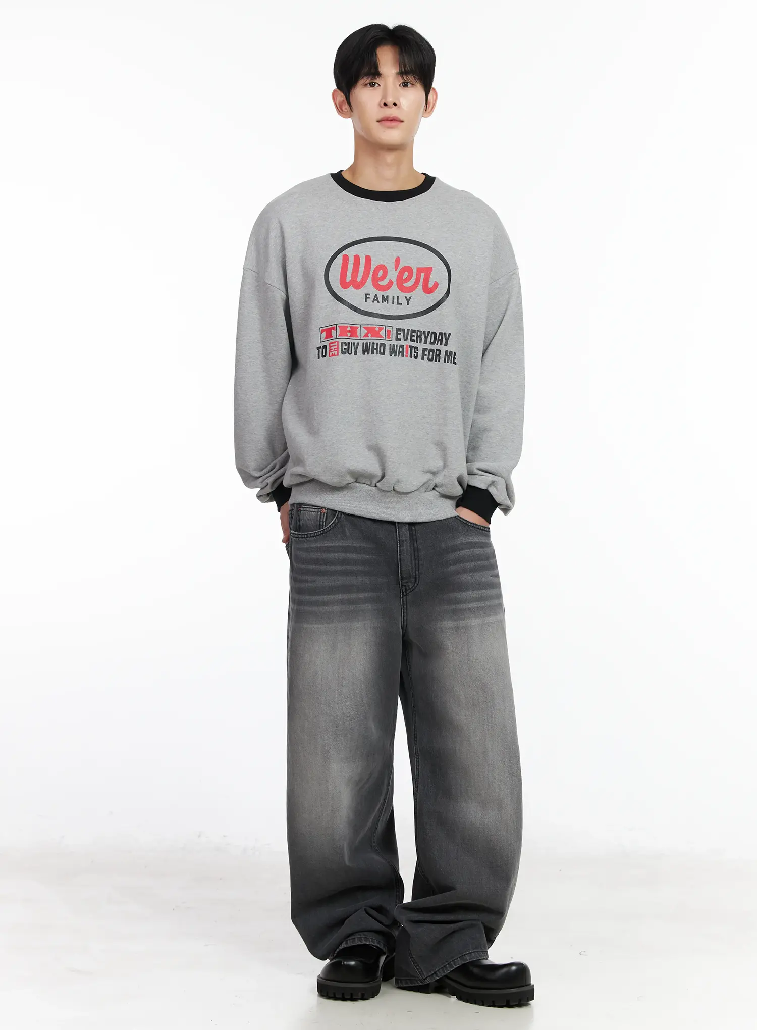 Men's Graphic Sweatshirt IM523 - Image 2