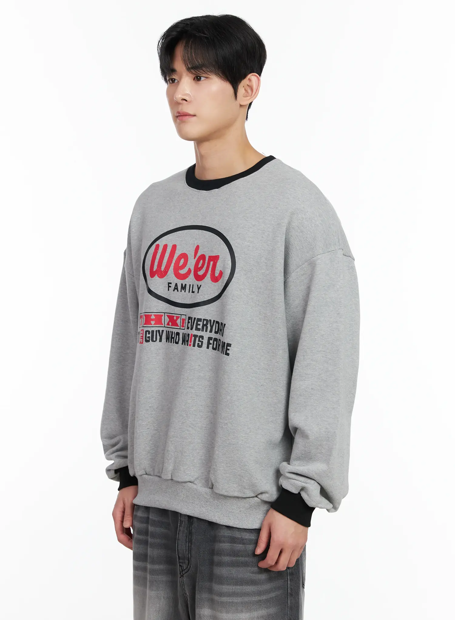 Men's Graphic Sweatshirt IM523 - Image 4