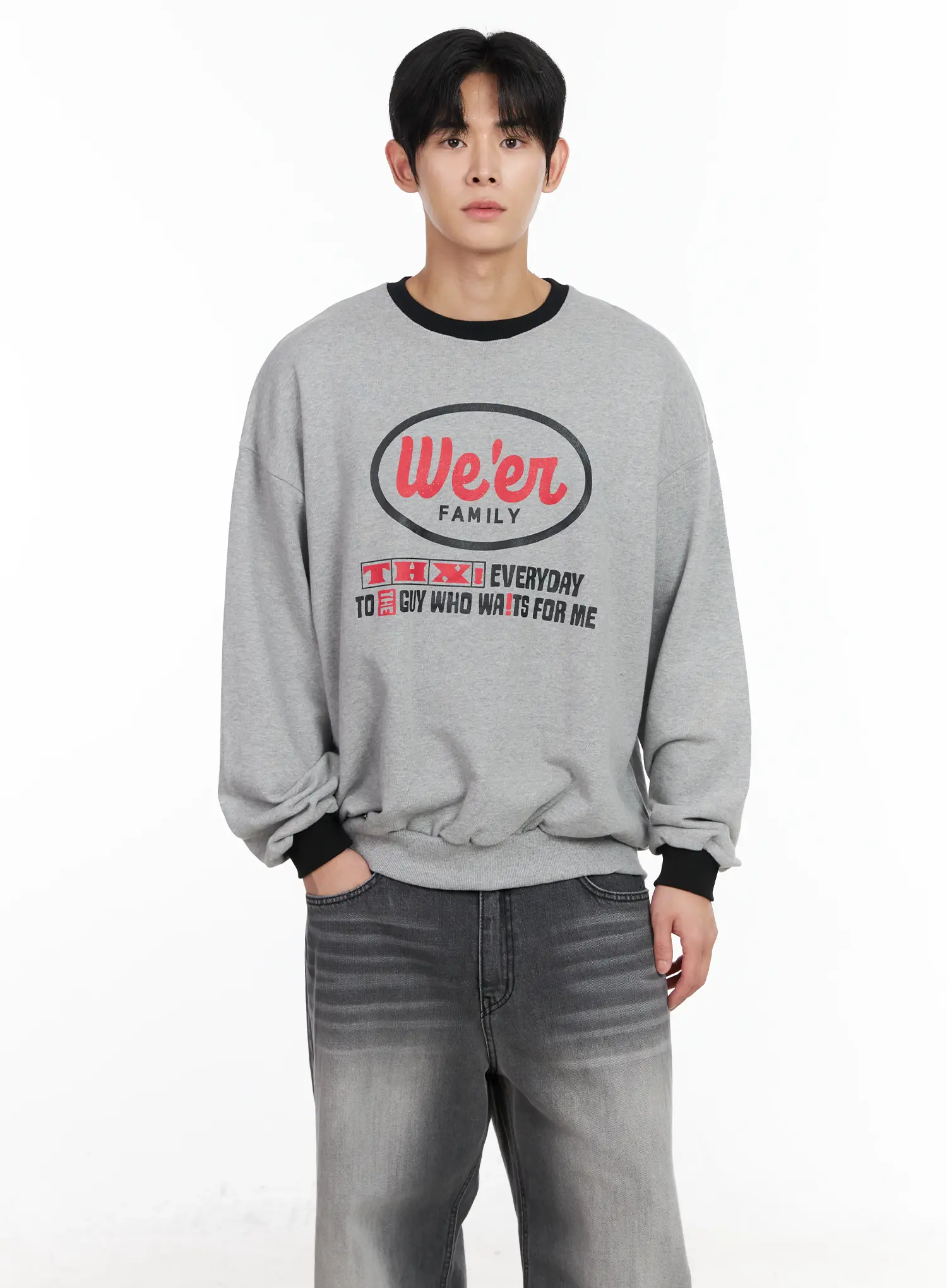 Men's Graphic Sweatshirt IM523 - Image 6
