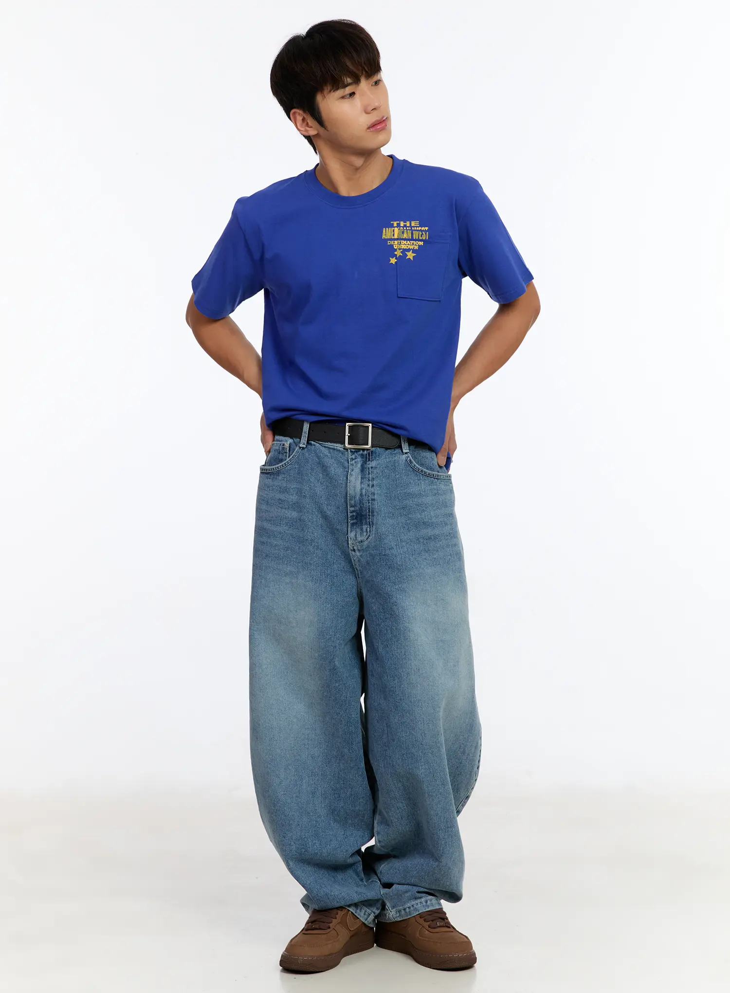 Men's Graphic T-Shirt with Pocket IM530 - Image 2