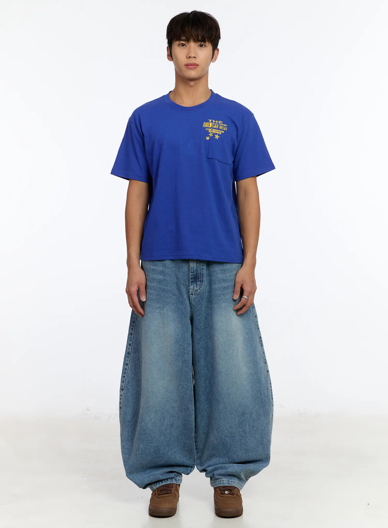 Men's Graphic T-Shirt with Pocket IM530 - Image 3