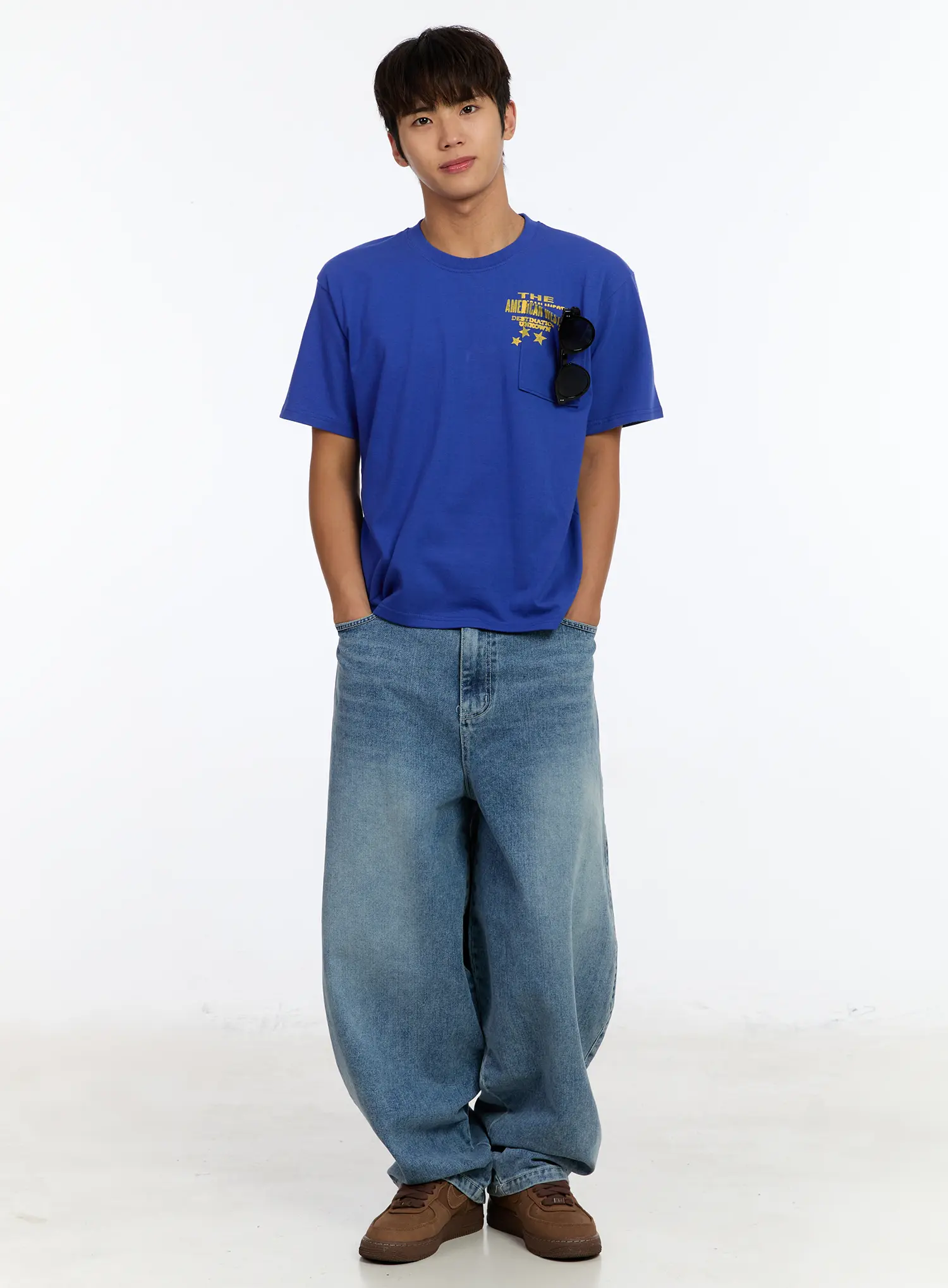 Men's Graphic T-Shirt with Pocket IM530 - Image 8