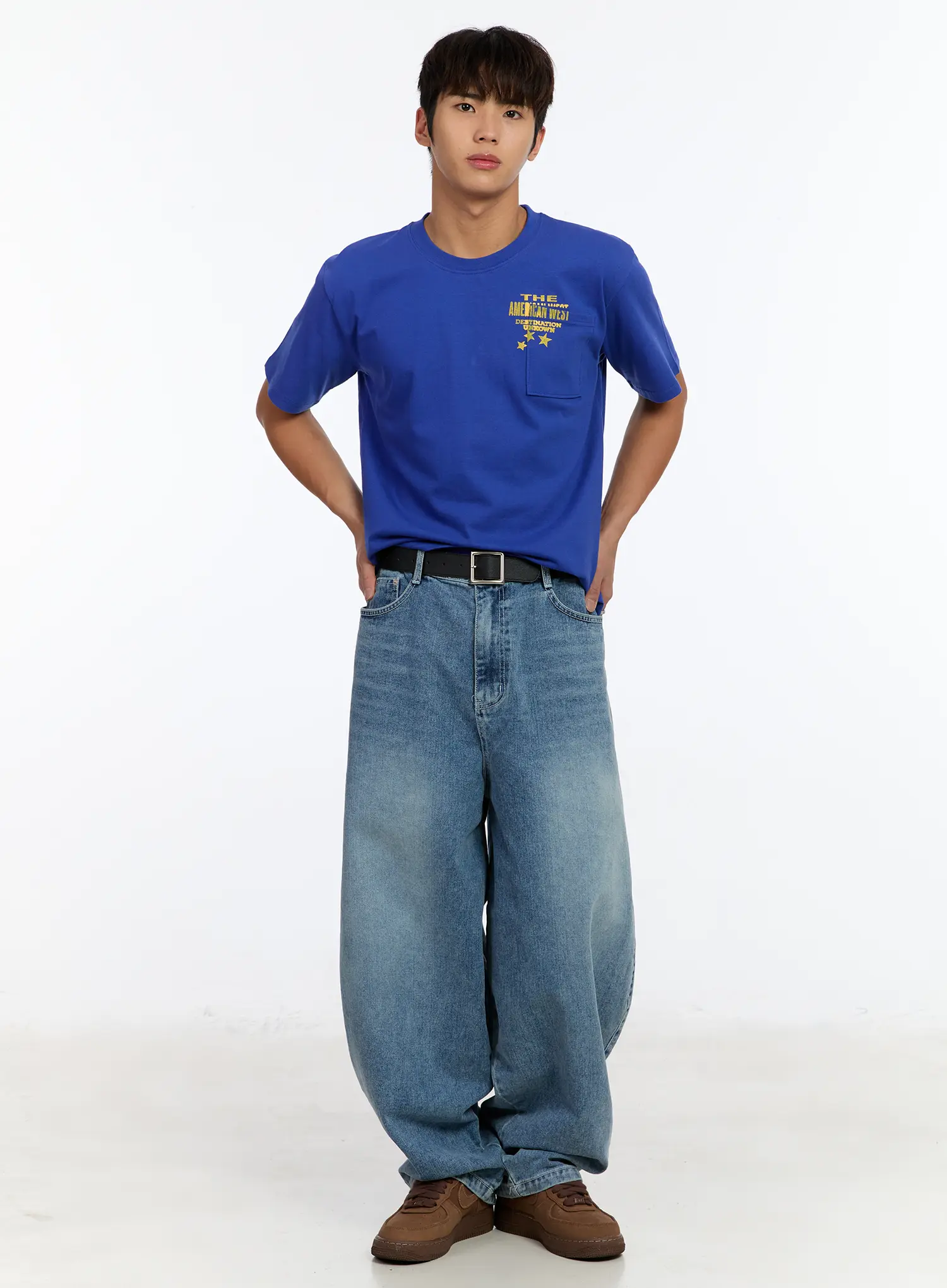 Men's Graphic T-Shirt with Pocket IM530 - Image 9