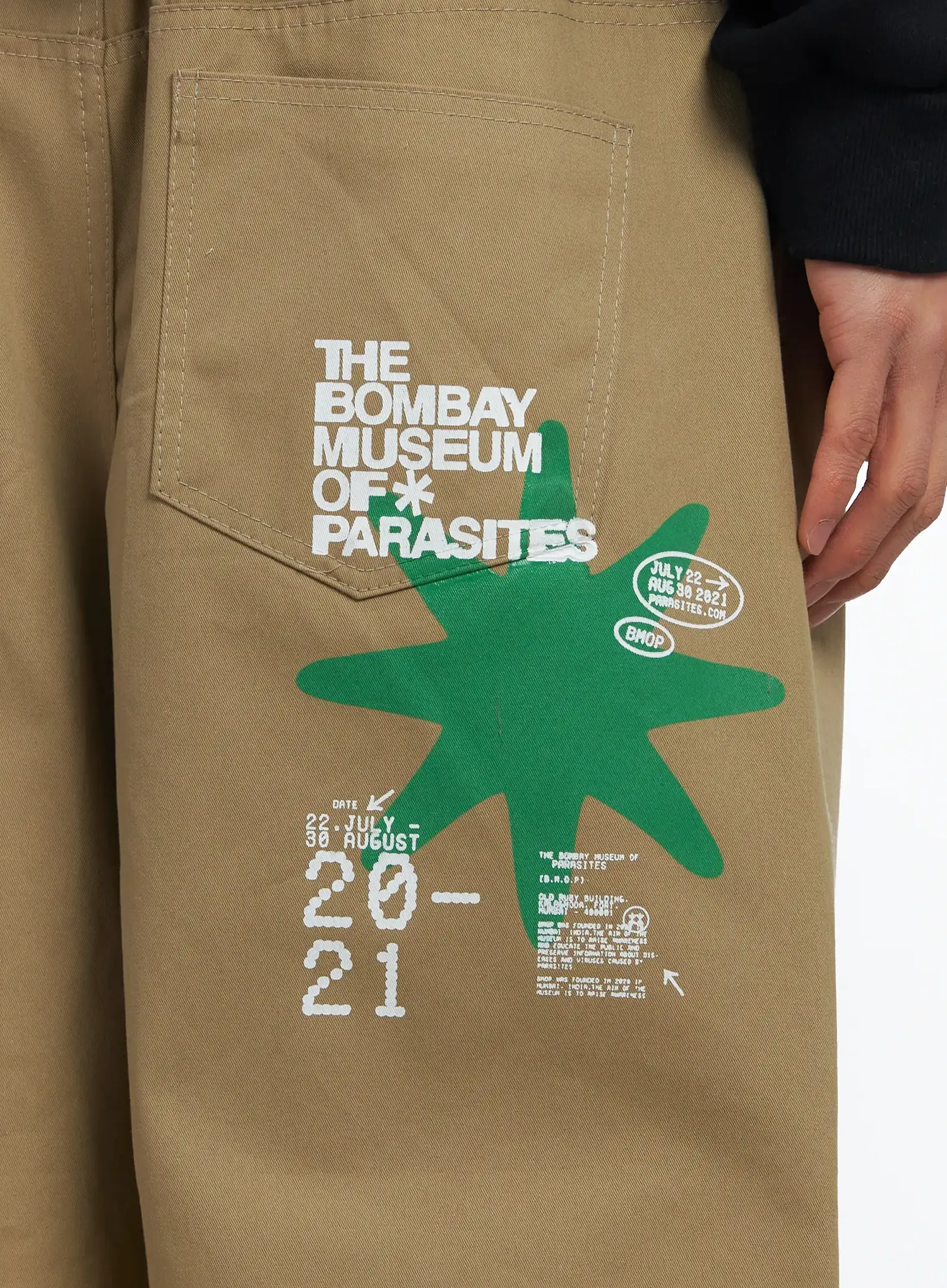 Men's Graphic Wide Leg Pants IF506 - Image 9