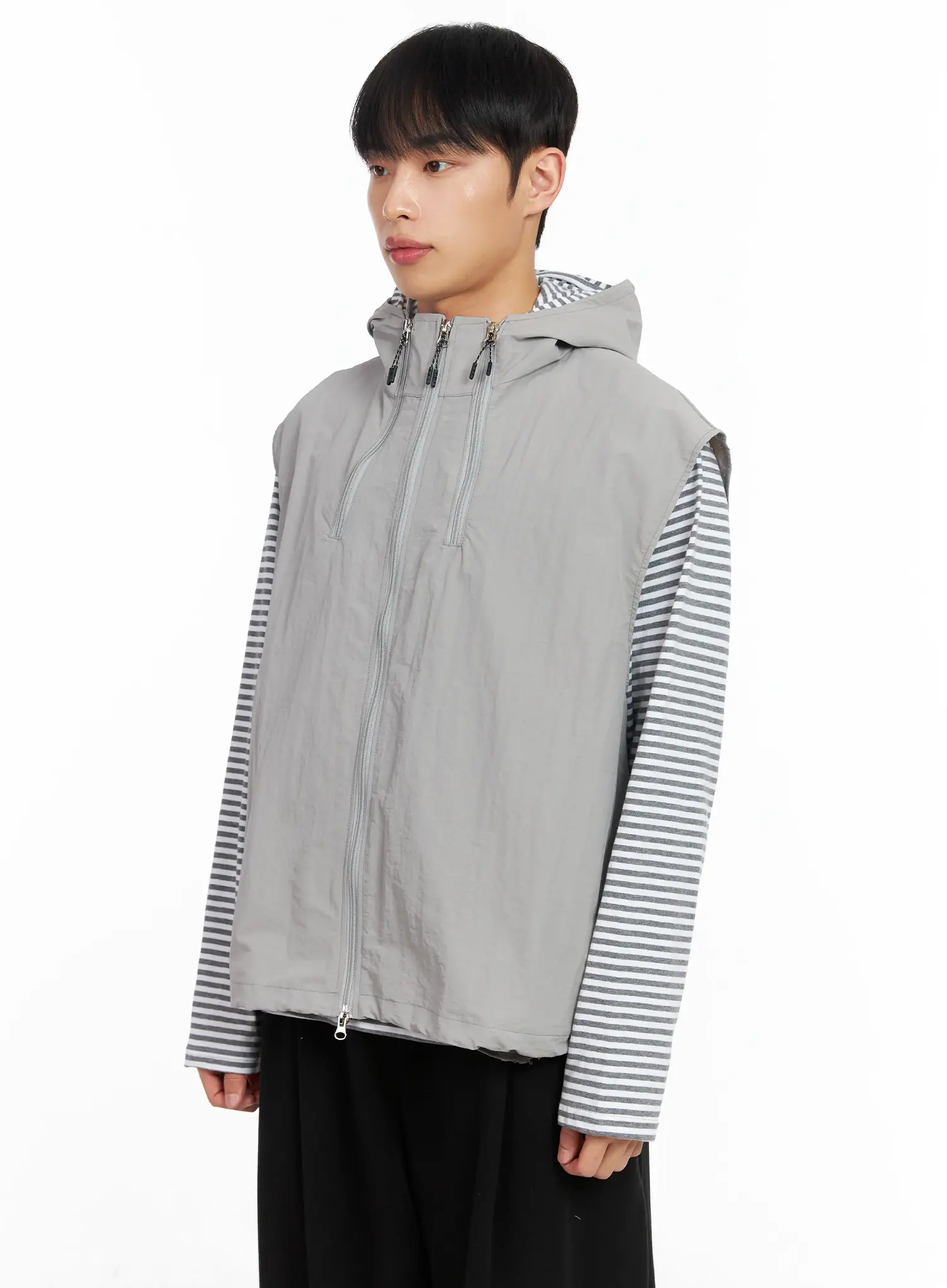 Men's Hooded Vest IM516 - Image 5