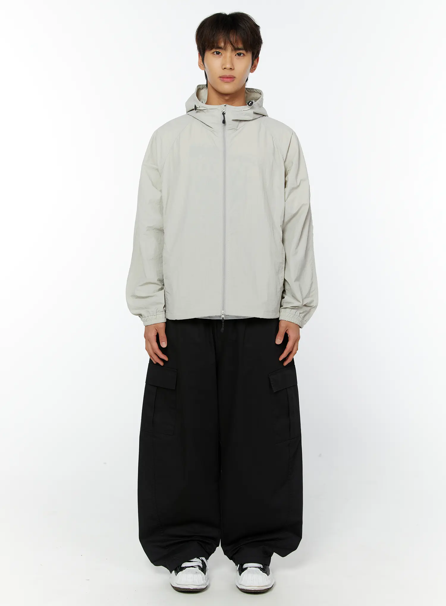 Men's Hooded Windbreaker IY514 - Image 4