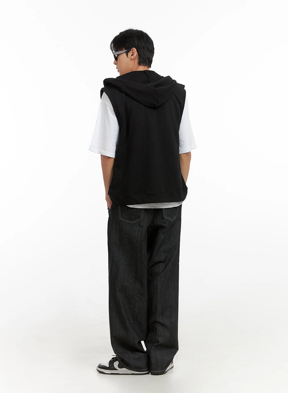 Men's Hooded Zip-Up Vest IL404 - Image 6