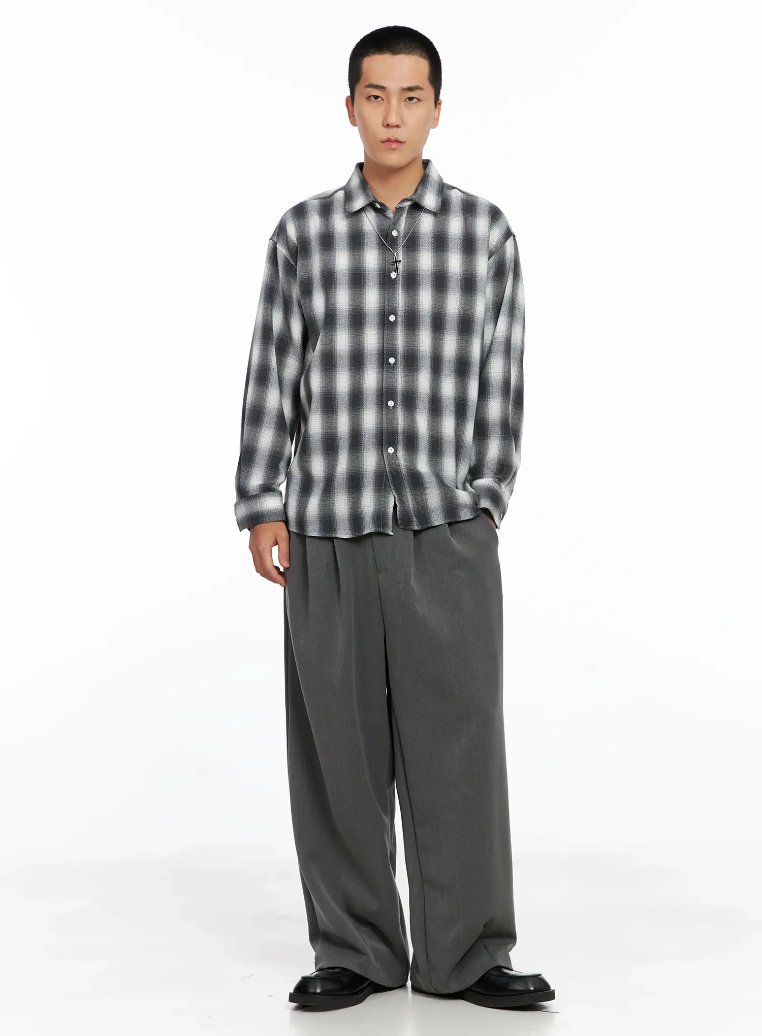 Men's Knit Zip-Up Sweater IS502 - Image 12