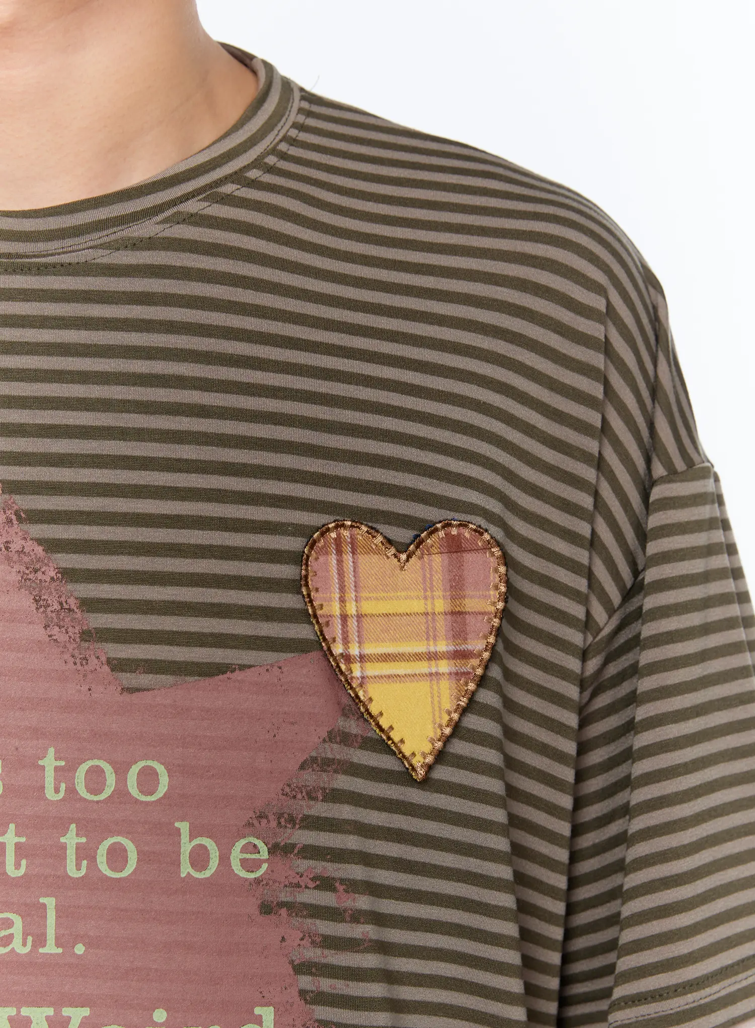 Men's Layered Stripe Graphic Tee IA517 - Image 12