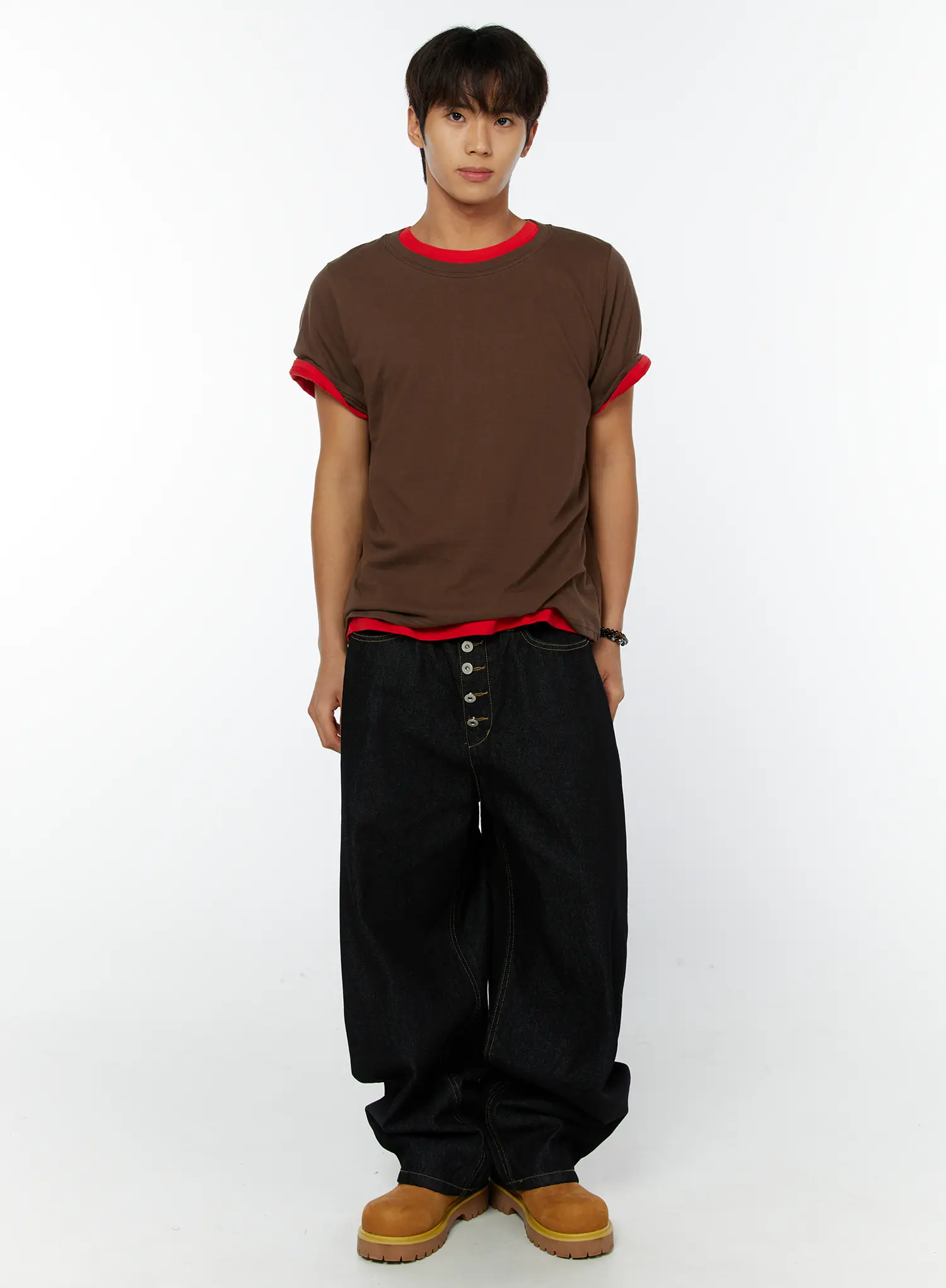 Men's Layered T-Shirt IY508 - Image 12