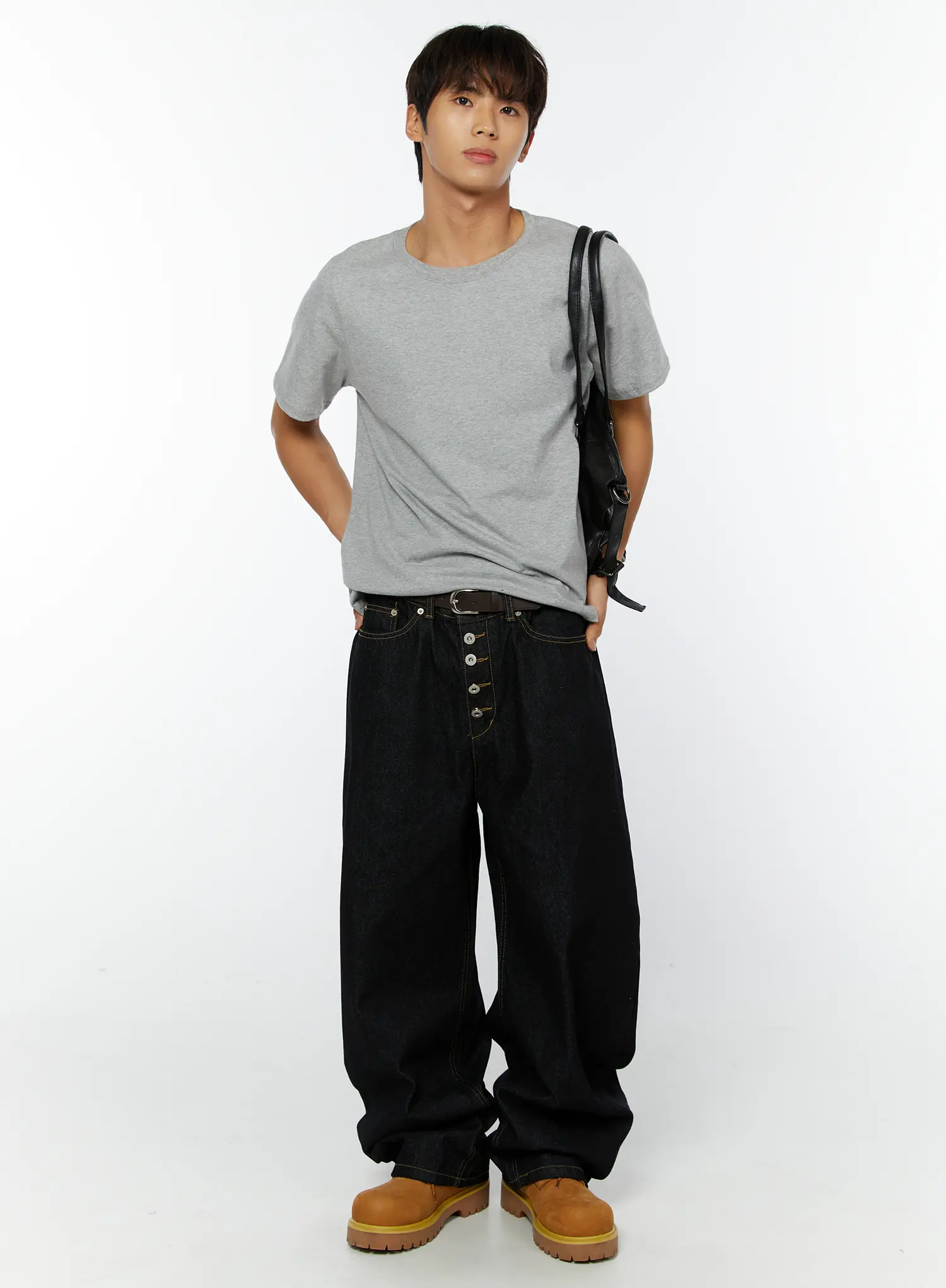 Men's Layered T-Shirt IY508 - Image 2
