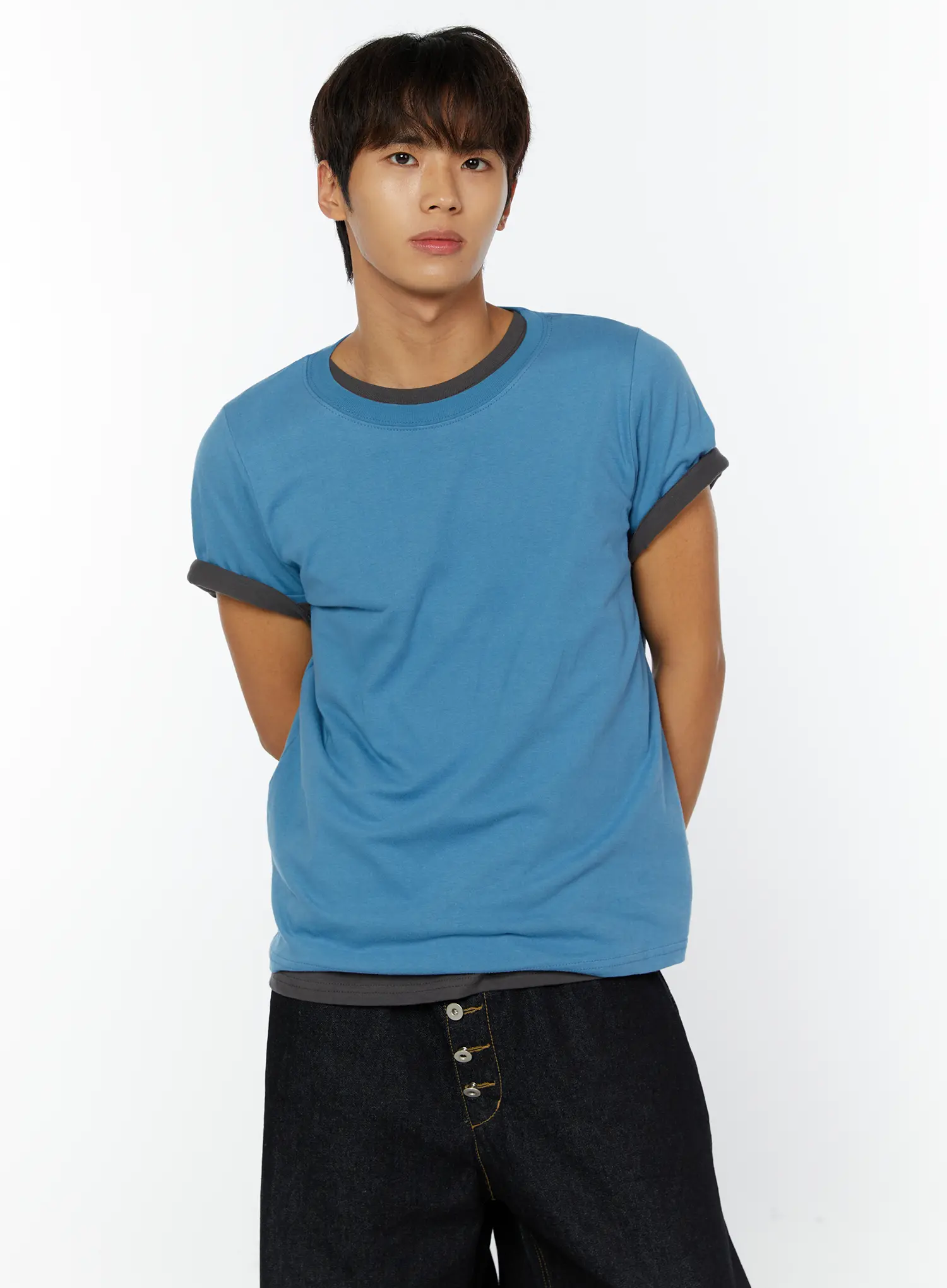 Men's Layered T-Shirt IY508 - Image 3