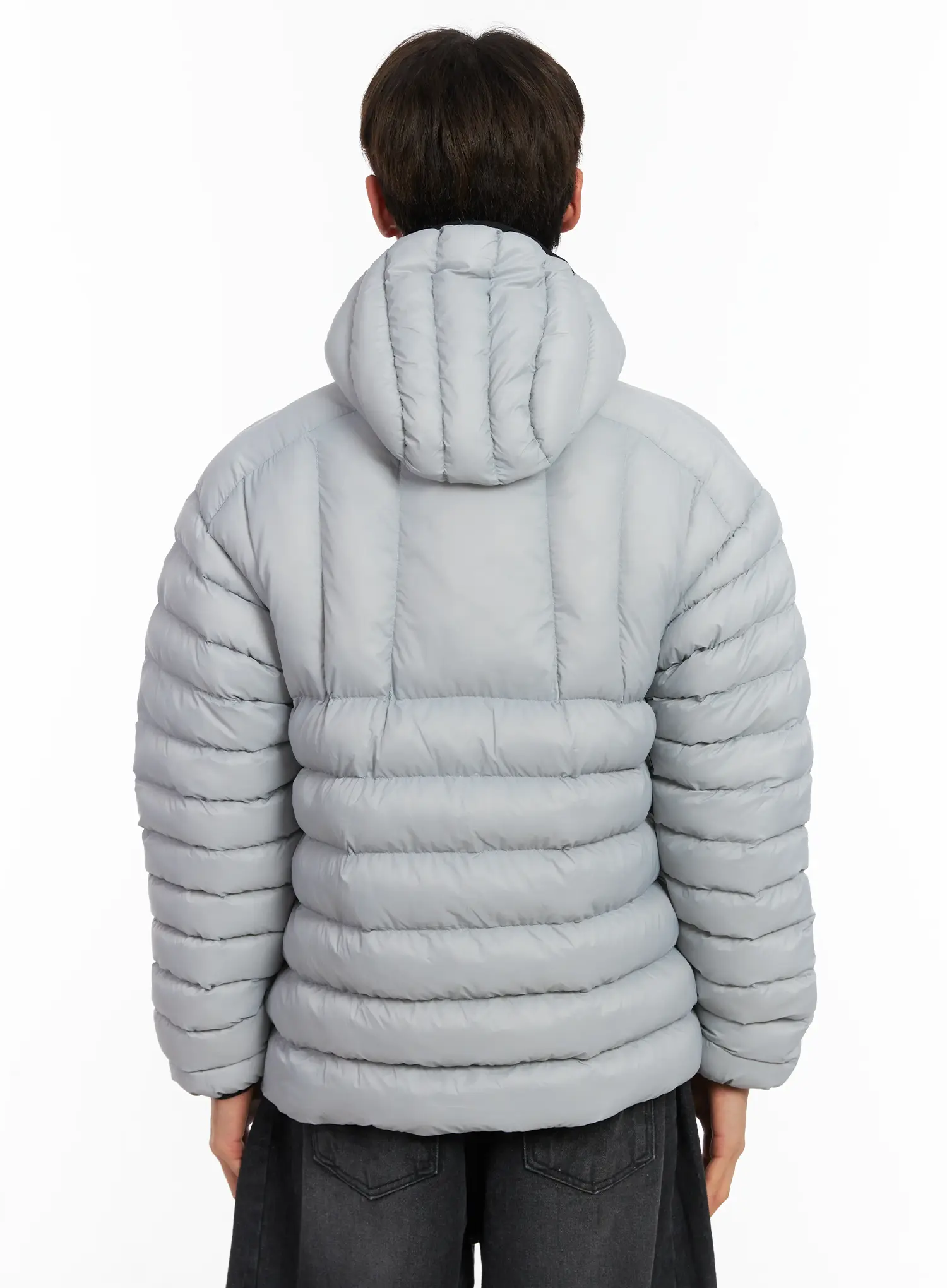 Men's Lightweight Hooded Puffer Jacket ID511 - Image 5