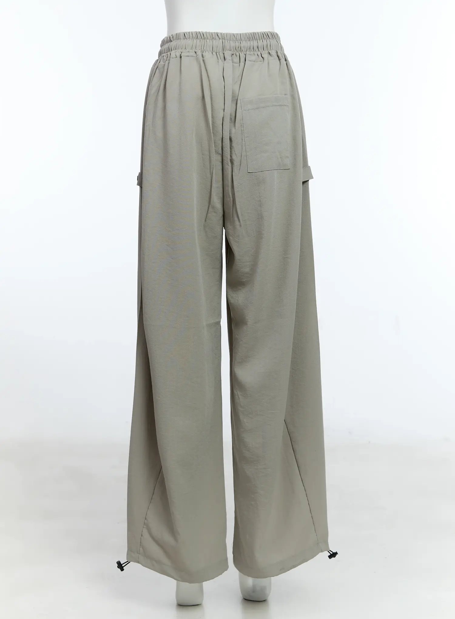 Men's Linen Wide-Leg Buttoned Pants IG512 - Image 7
