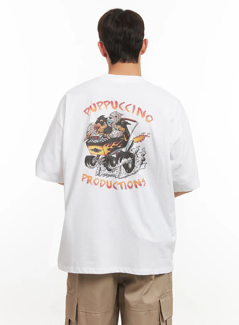 Men's Logo Oversized T-Shirt IF517 - Image 2