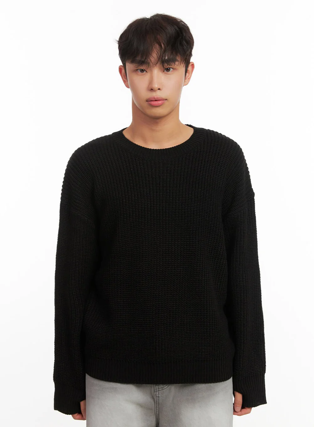 Men's Long-Sleeve Knit Sweater ID431 - Image 10