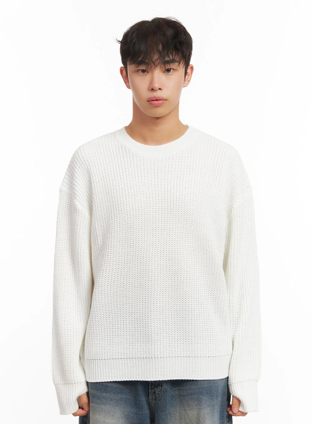 Men's Long-Sleeve Knit Sweater ID431 - Image 11
