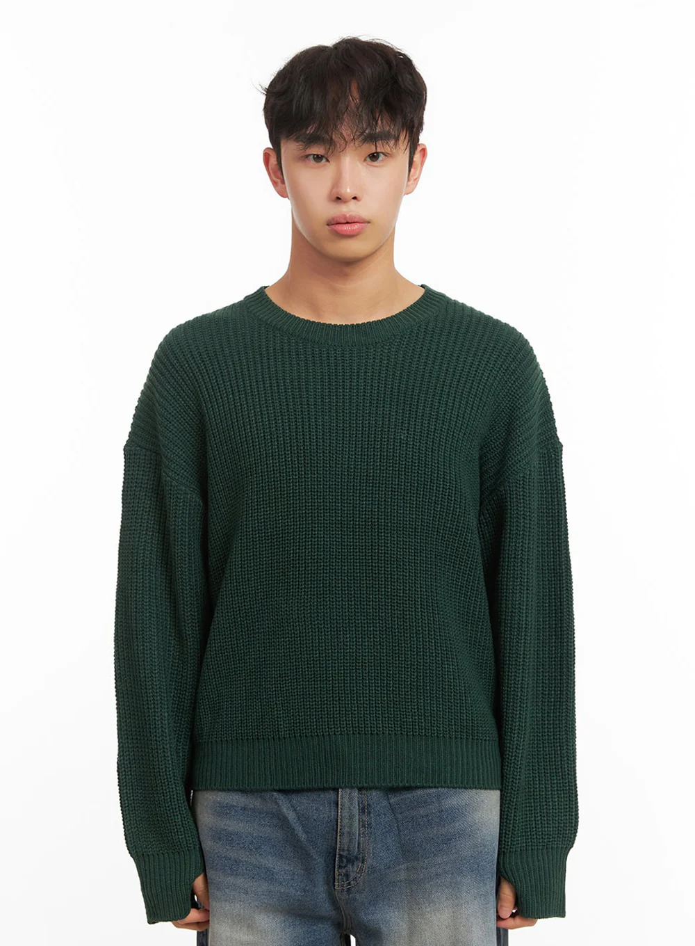 Men's Long-Sleeve Knit Sweater ID431 - Image 12