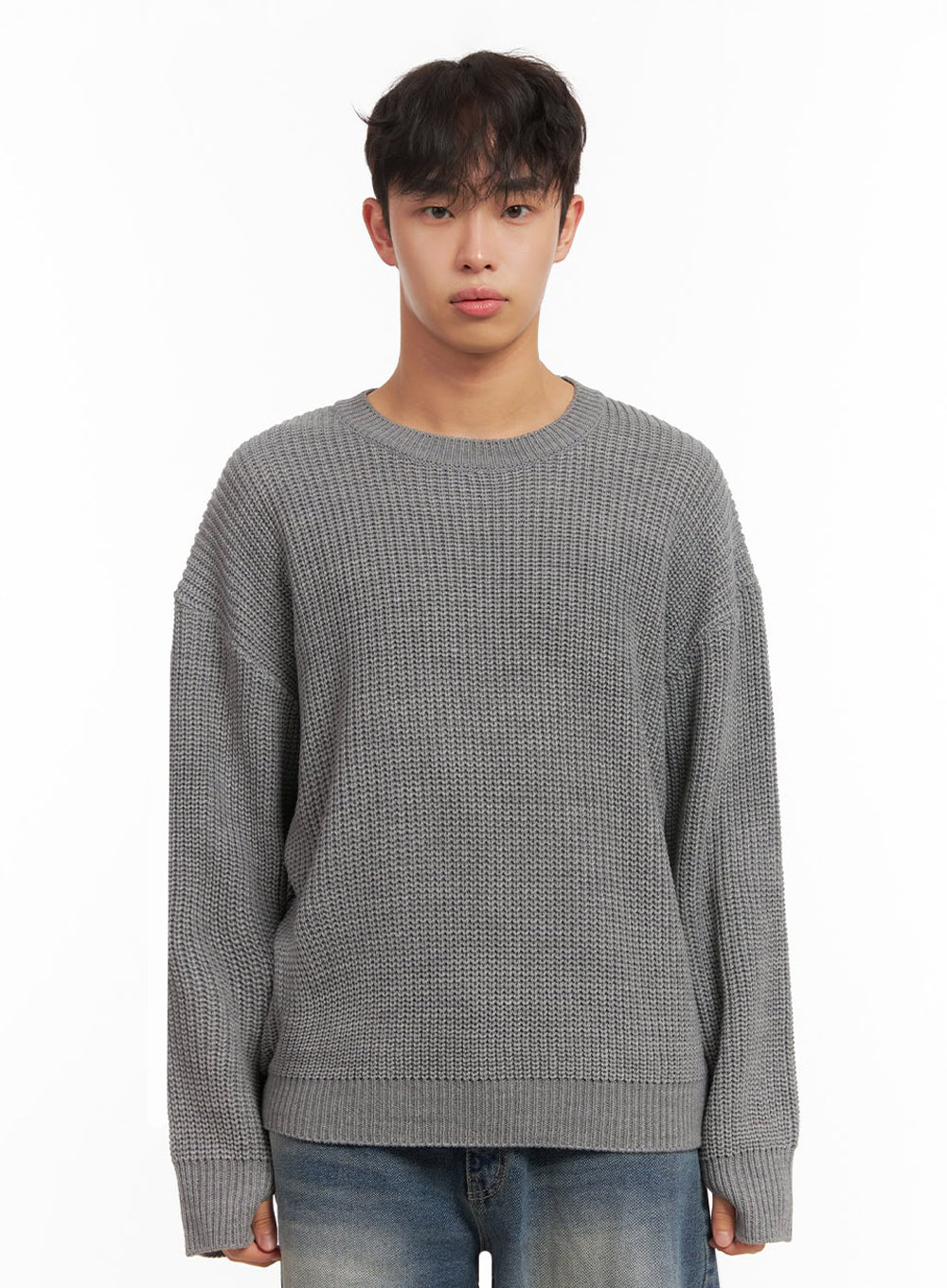 Men's Long-Sleeve Knit Sweater ID431 - Image 13