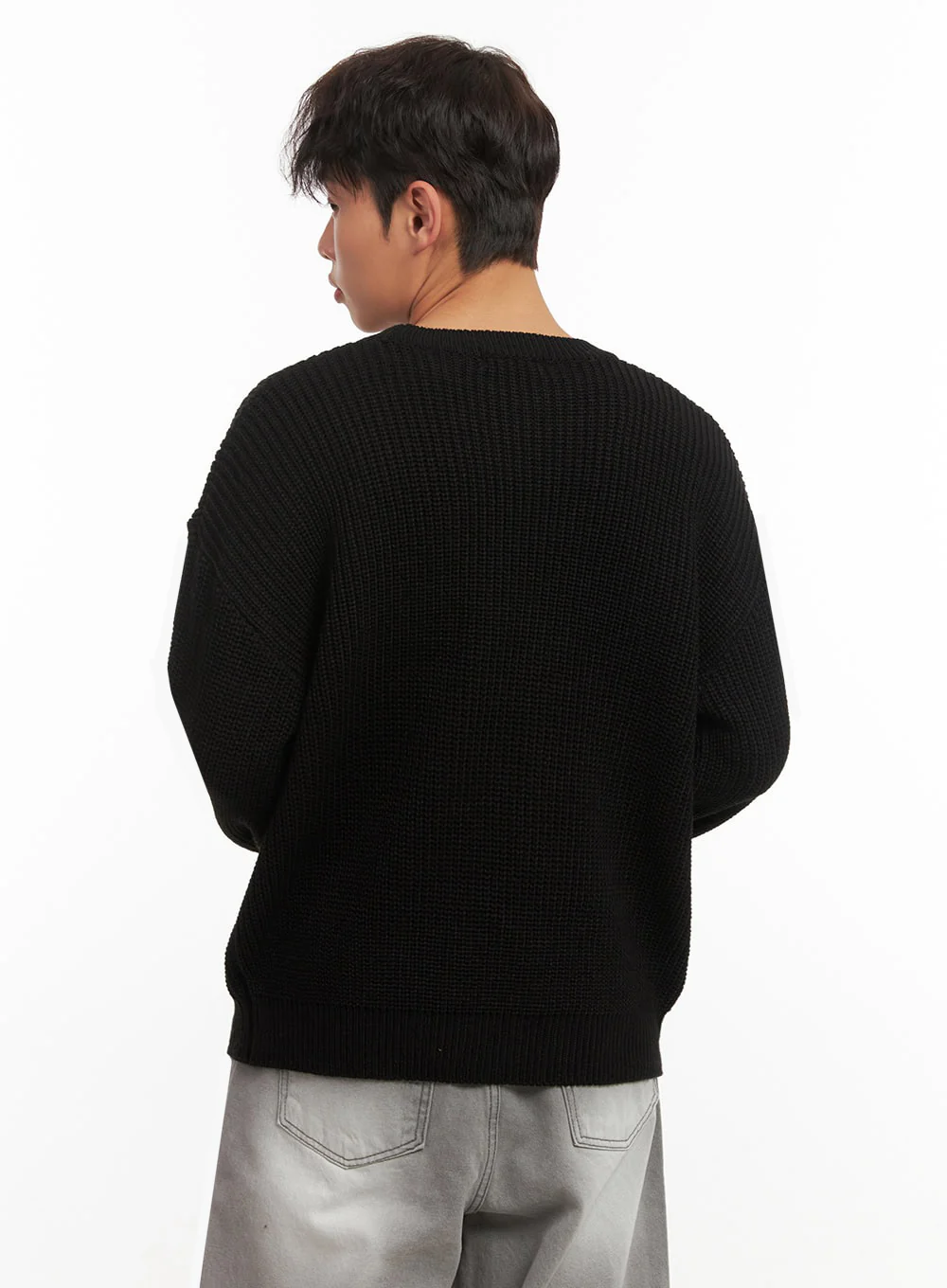 Men's Long-Sleeve Knit Sweater ID431 - Image 5
