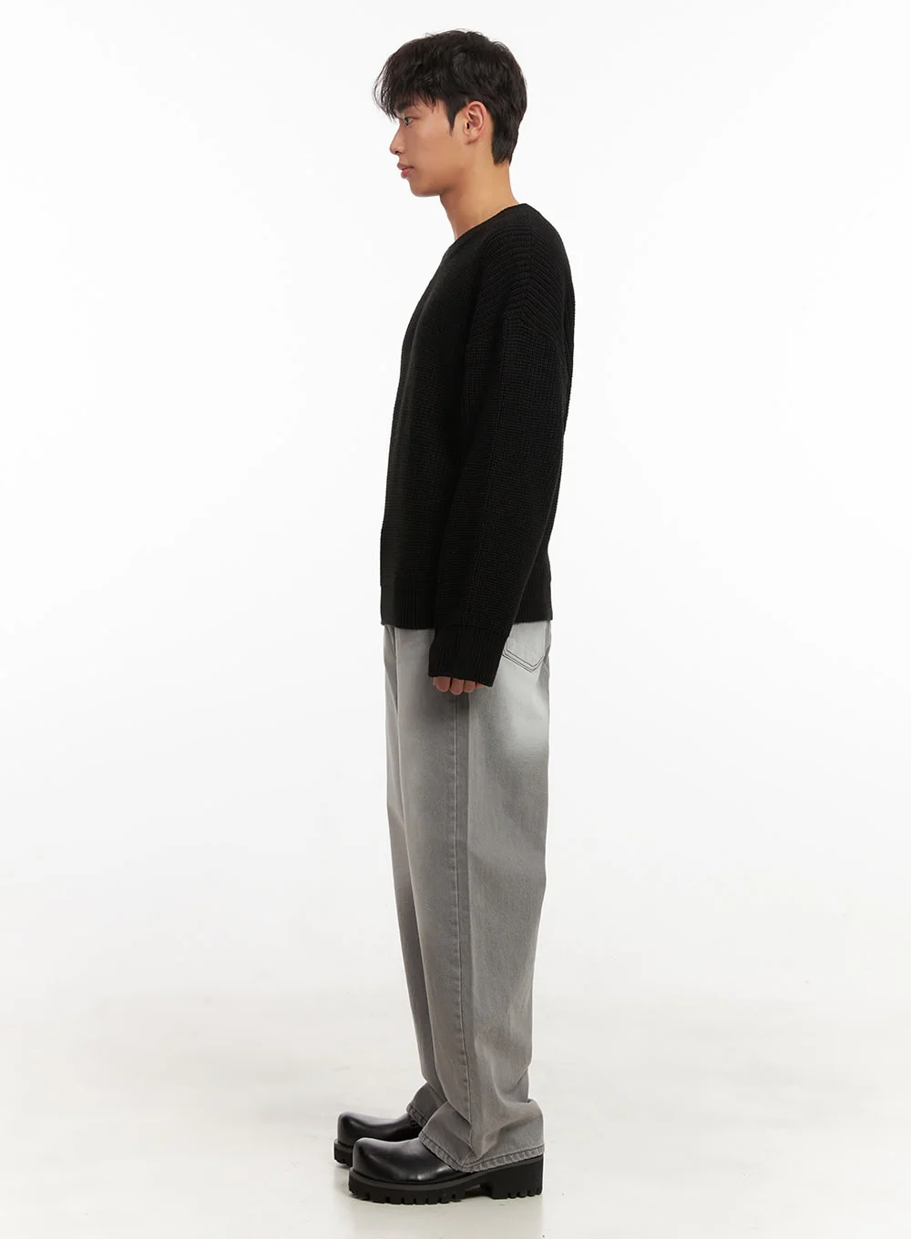 Men's Long-Sleeve Knit Sweater ID431 - Image 8