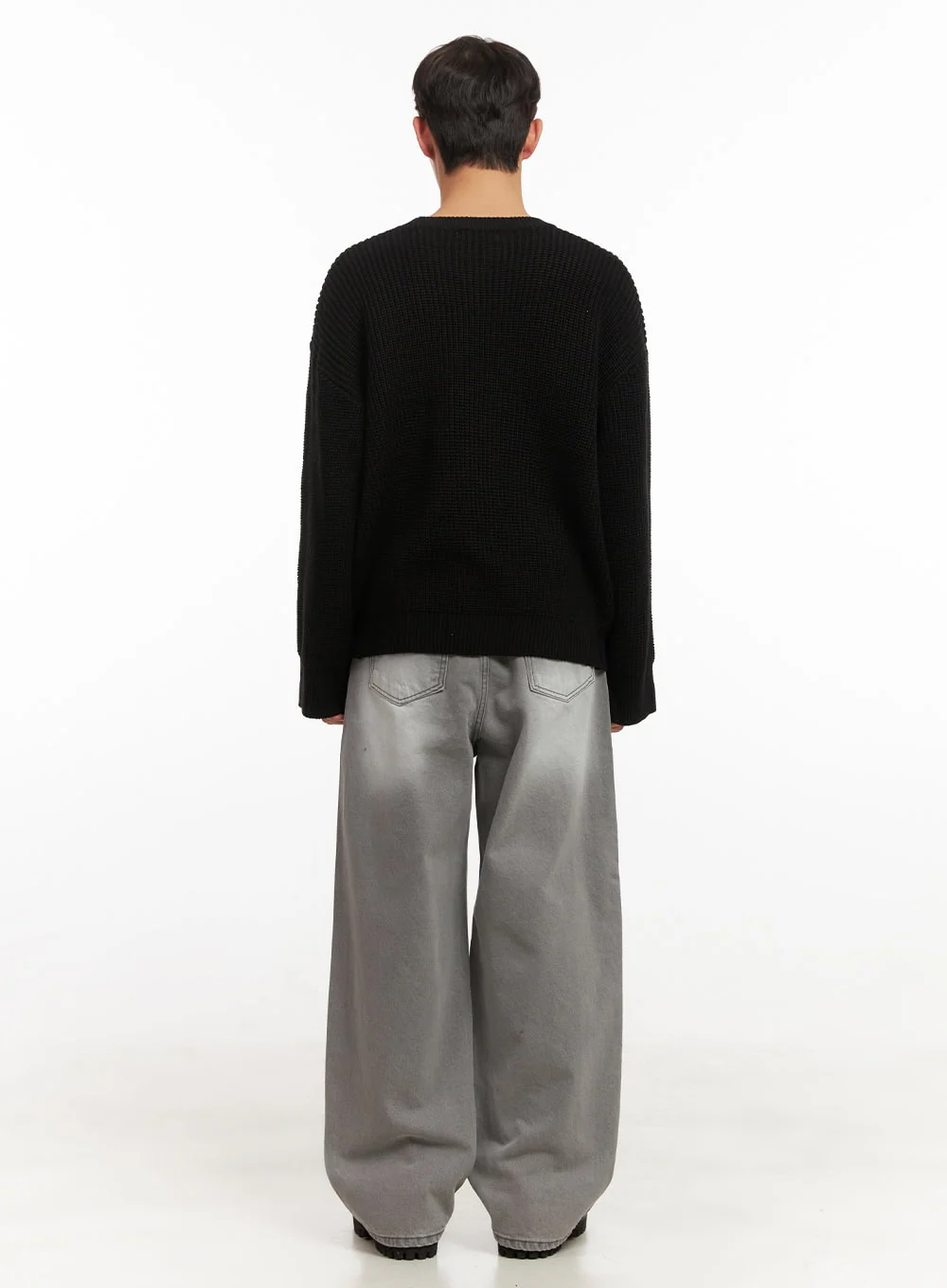 Men's Long-Sleeve Knit Sweater ID431 - Image 9
