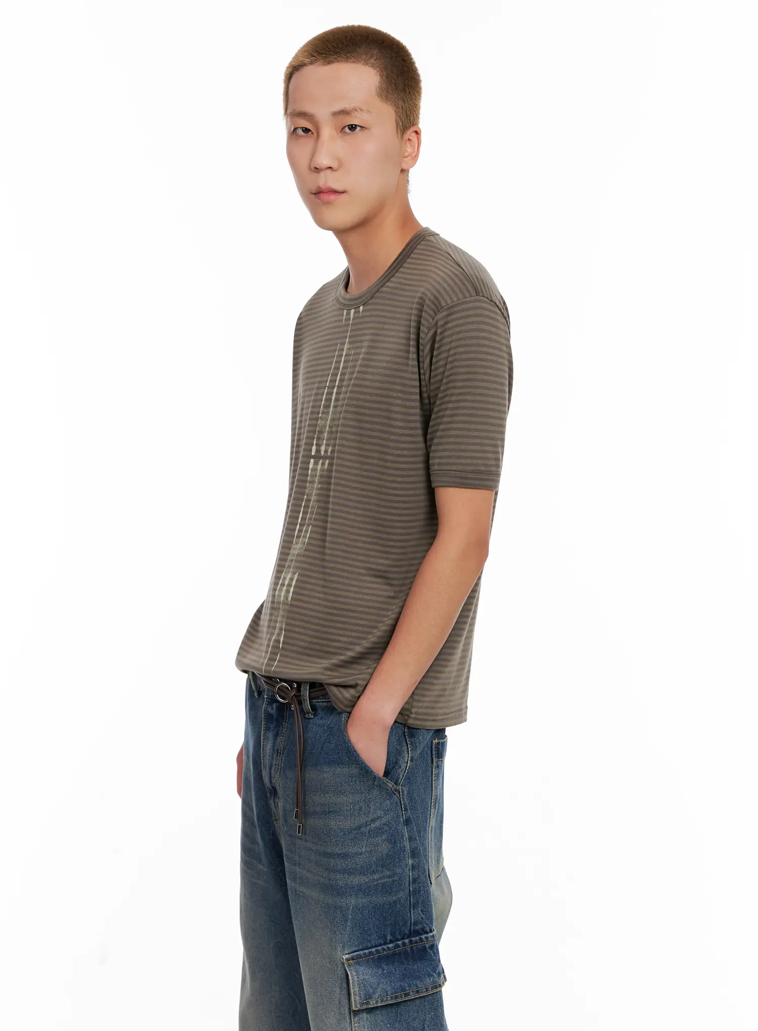 Men's Loop Ring Belt IL518 - Image 6
