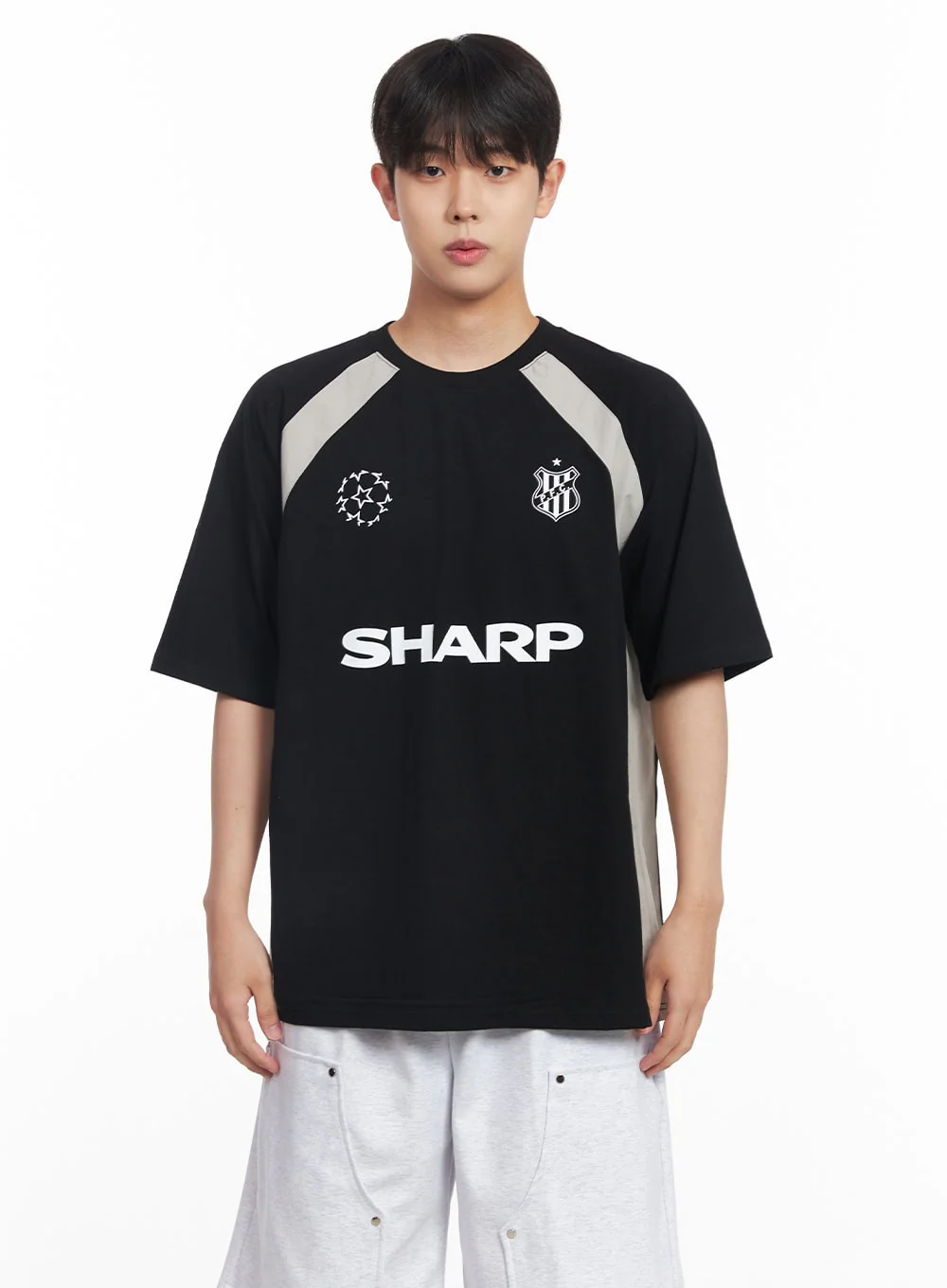 Men's Loose-Fit Graphic Raglan T-Shirt IY520 - Image 12