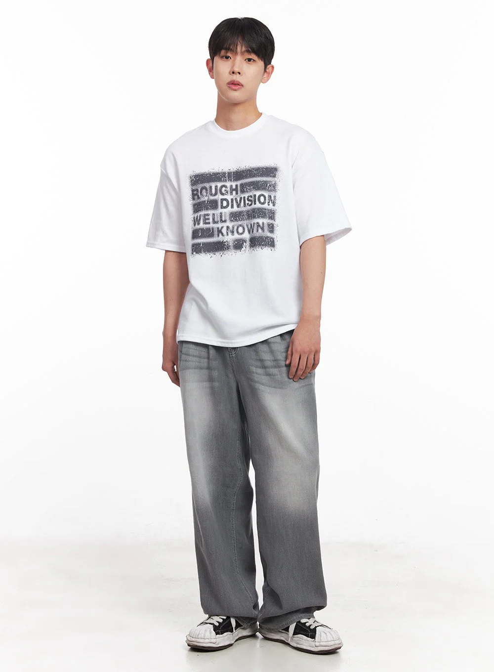 Men's Loose-Fit Graphic T-Shirt IY520 - Image 8