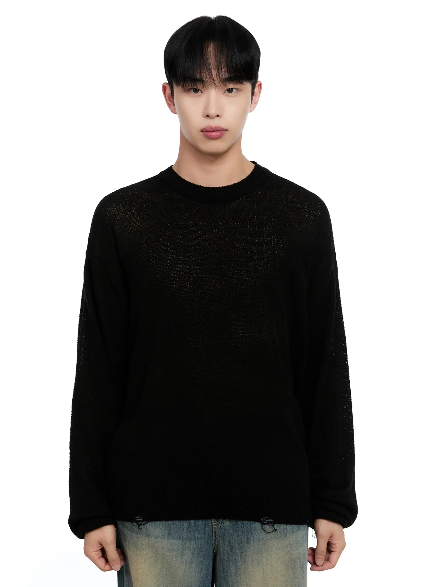Men's Loose Fit Sweater IG520 - Image 18