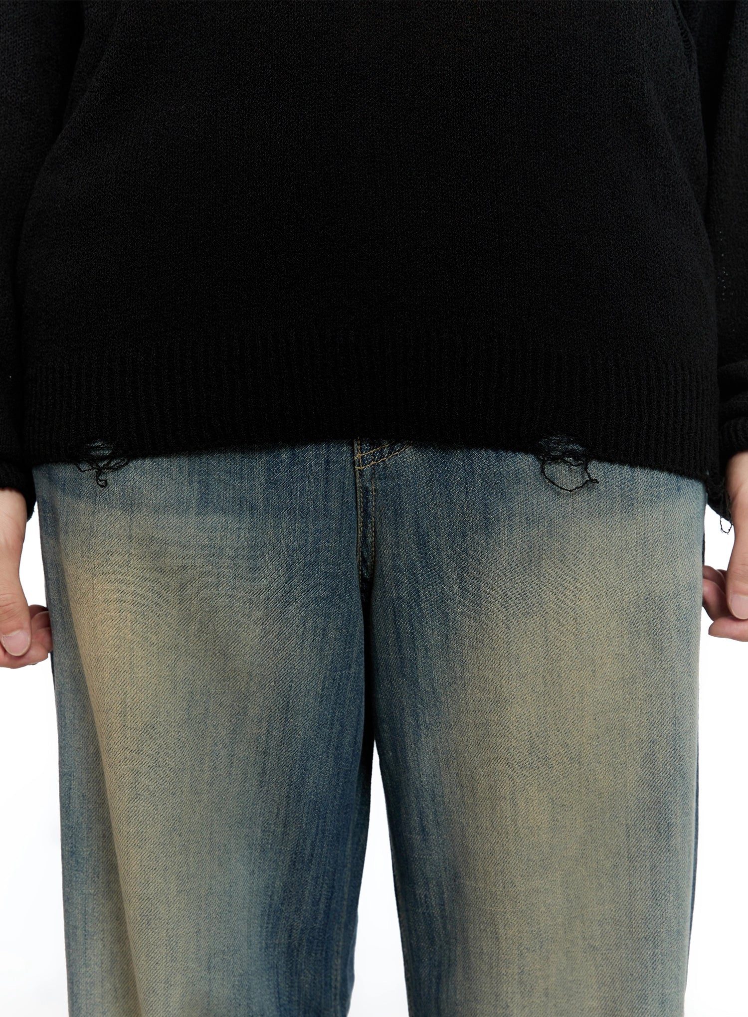 Men's Loose Fit Sweater IG520 - Image 5