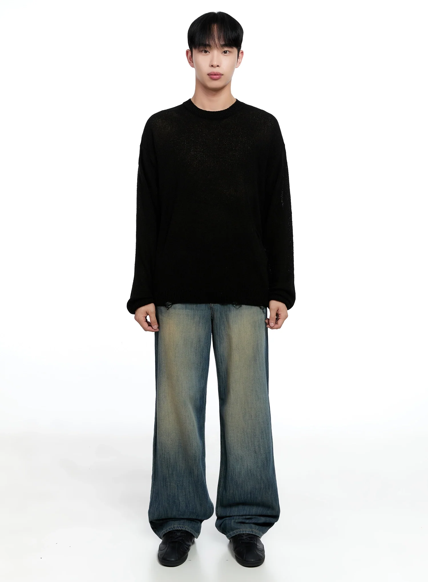 Men's Loose Fit Sweater IG520 - Image 6