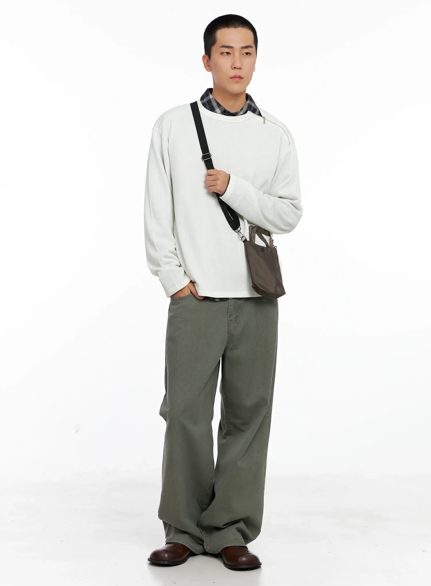 Men's Lost Baggy Jeans IG529 (Dark Green) - Image 2