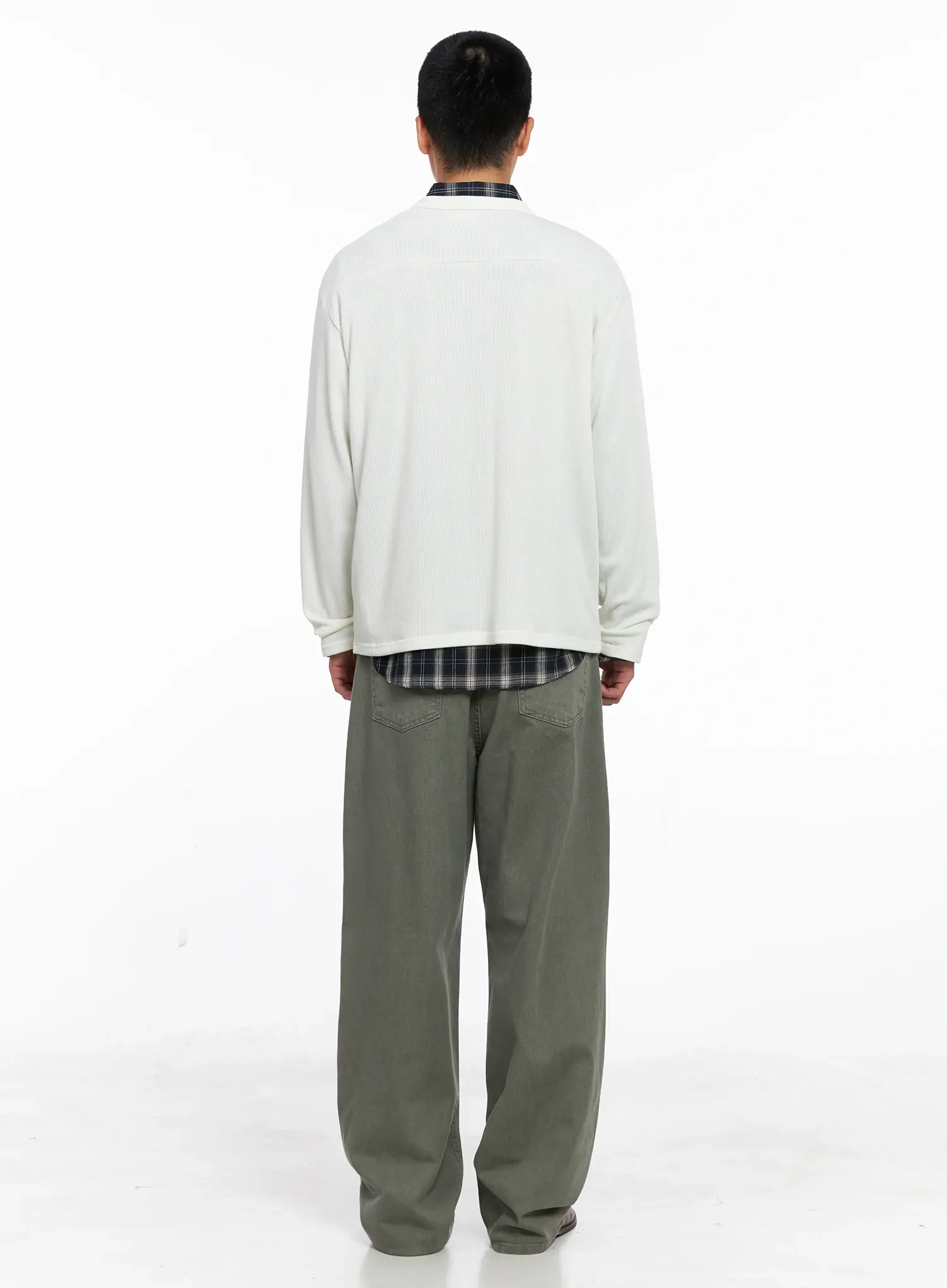 Men's Lost Baggy Jeans IG529 (Dark Green) - Image 9