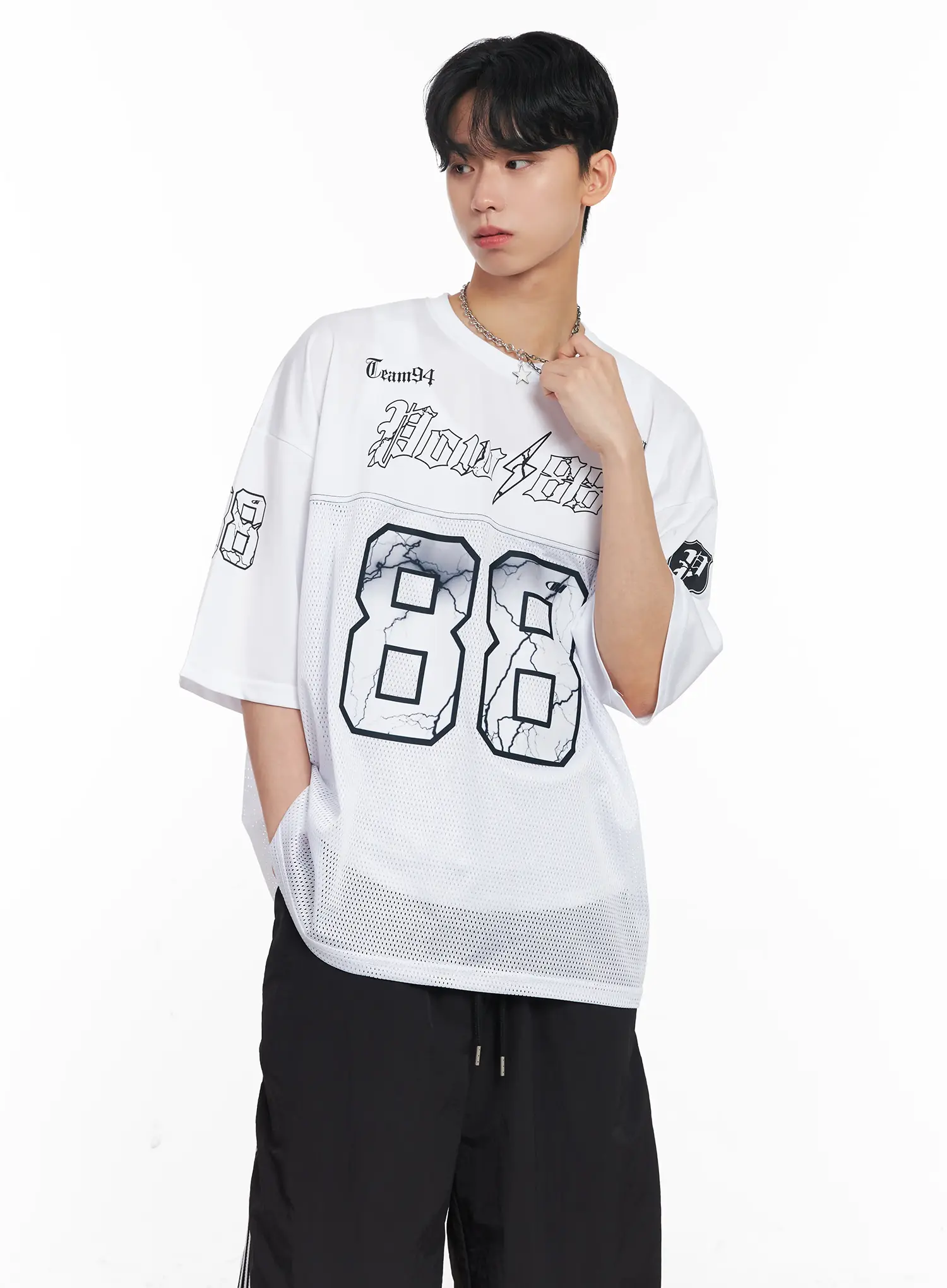 Men's Mesh Graphic Jersey Tee IL501 - Image 11