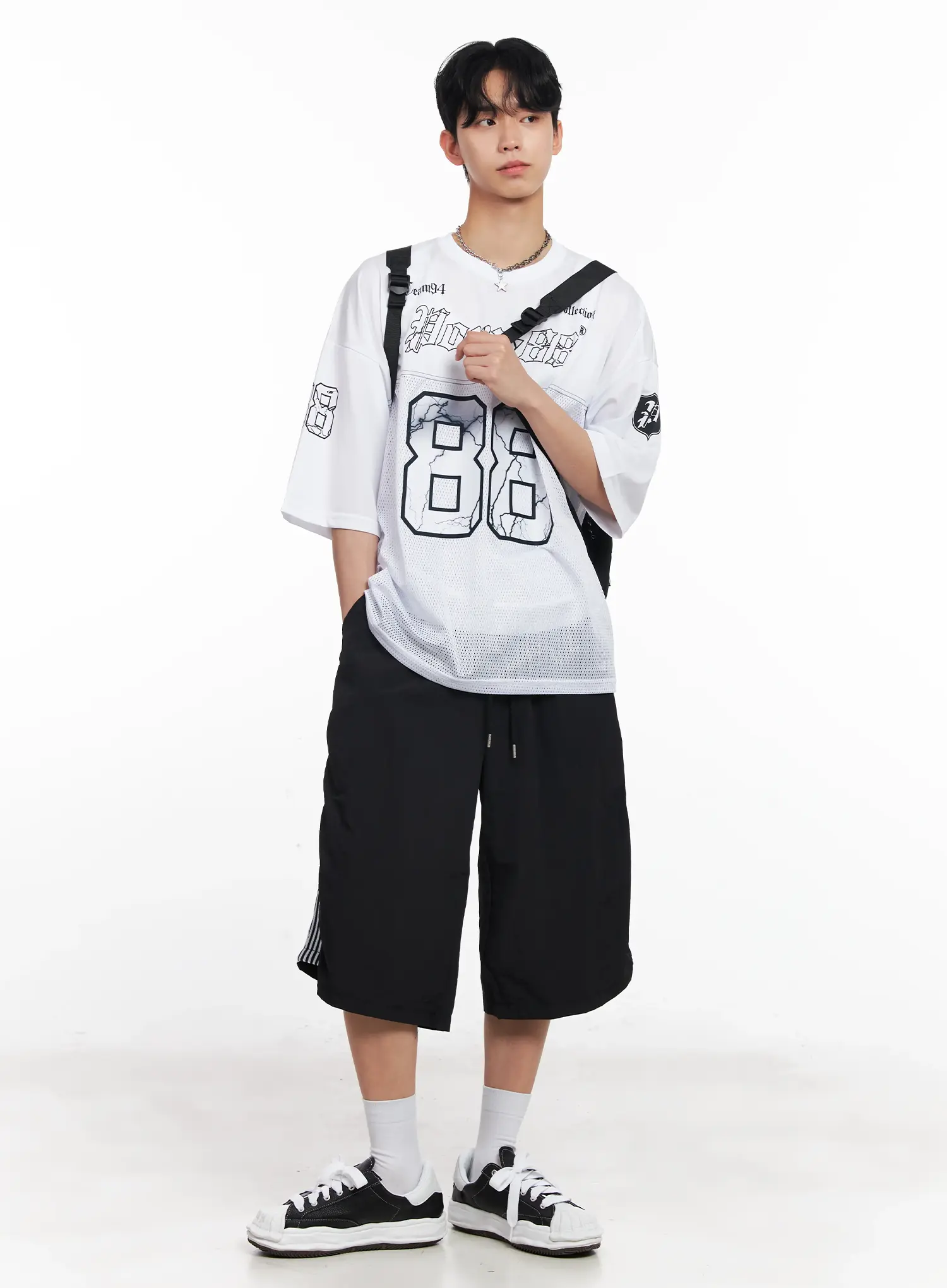Men's Mesh Graphic Jersey Tee IL501 - Image 2