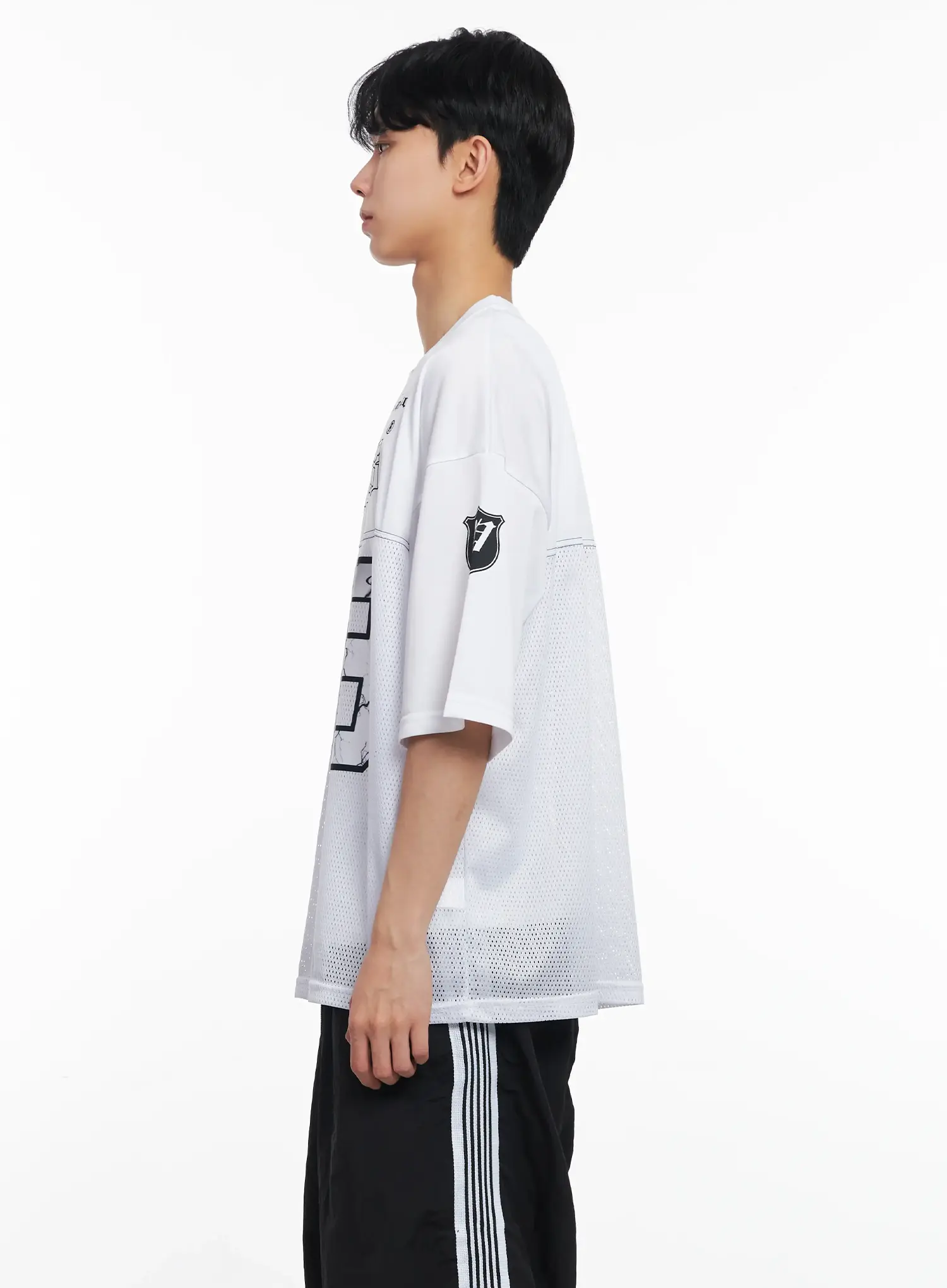 Men's Mesh Graphic Jersey Tee IL501 - Image 5