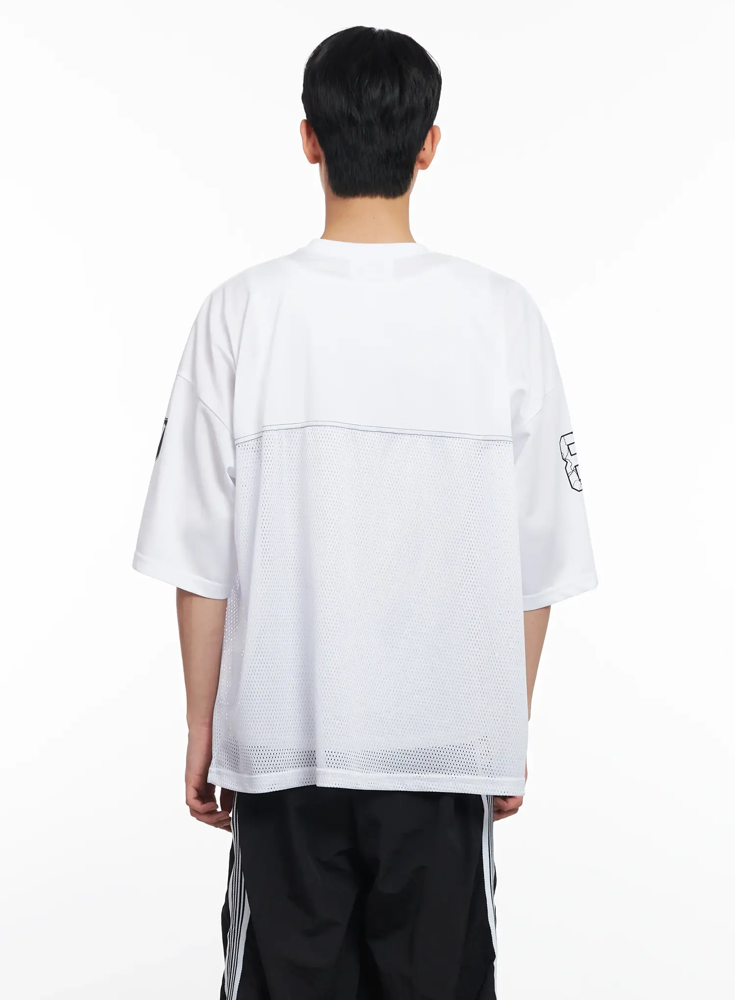 Men's Mesh Graphic Jersey Tee IL501 - Image 6