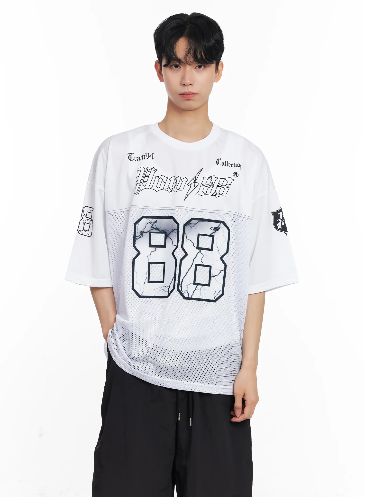 Men's Mesh Graphic Jersey Tee IL501 - Image 7