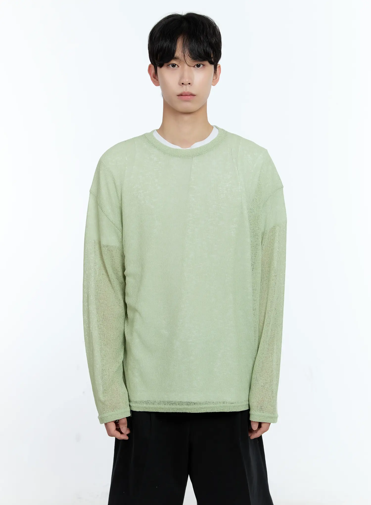 Men's Mesh Long-Sleeve Top IG501 - Image 15